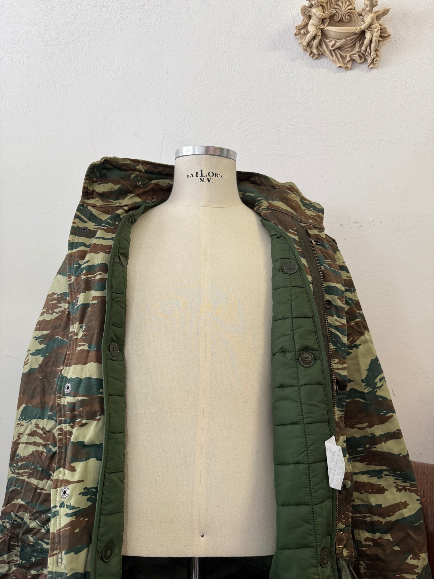 Vintage Greek Army Field Jacket M65 With Liner “L/XL”