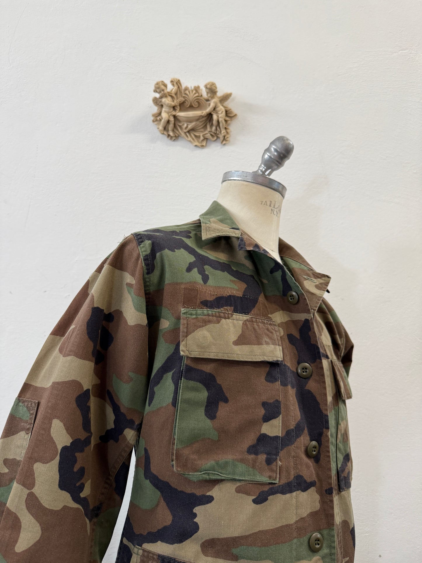 Vintage Woodland Jacket Us Army “S/M”