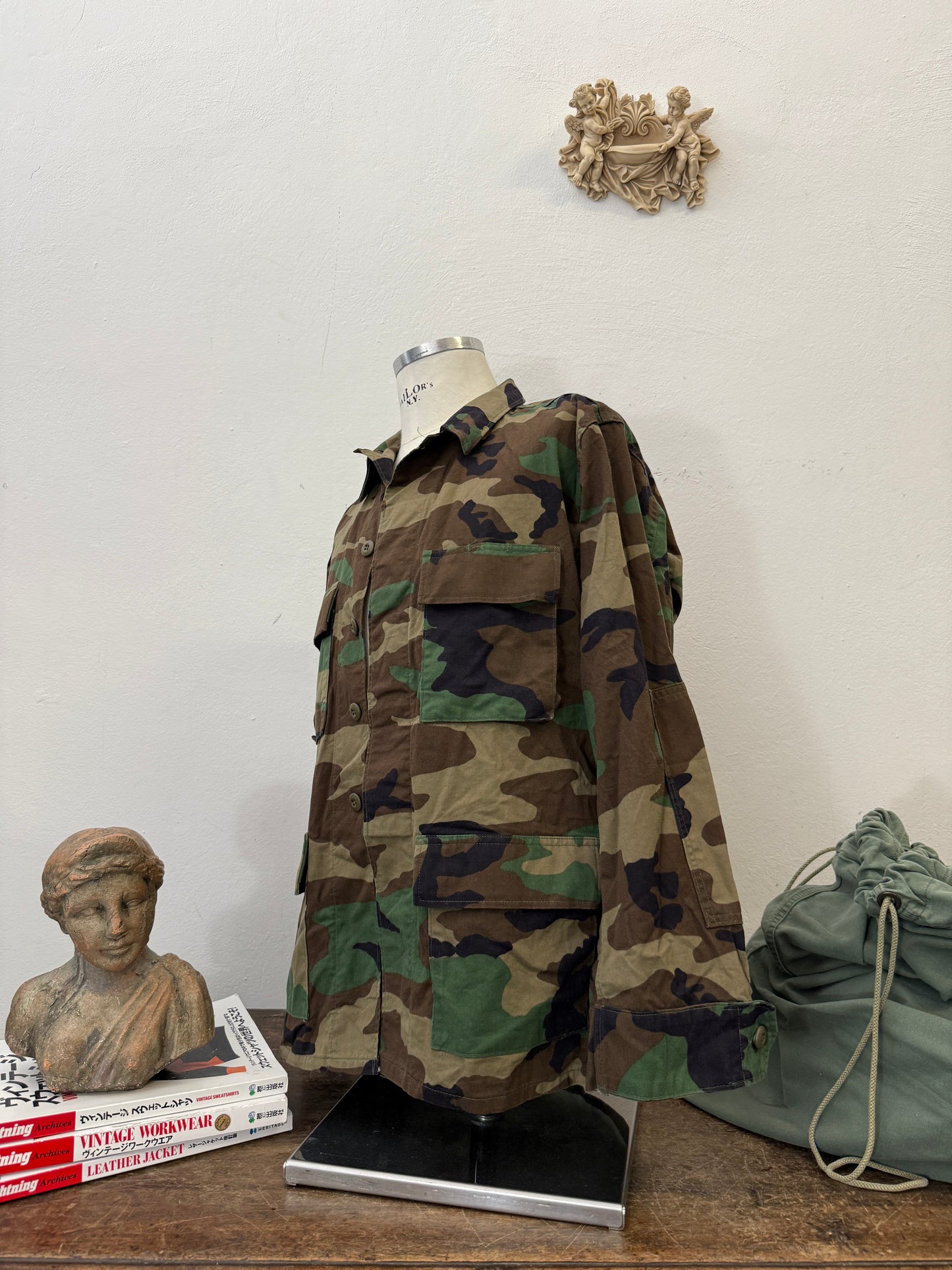 Vintage Woodland Jacket Us Army “M/L”