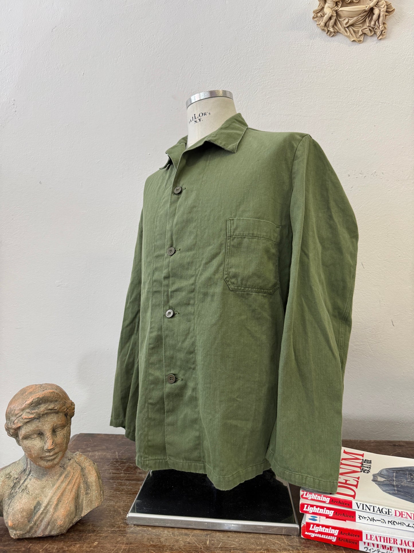 Vintage 80’s Swedish Army Work Jacket “L/XL”