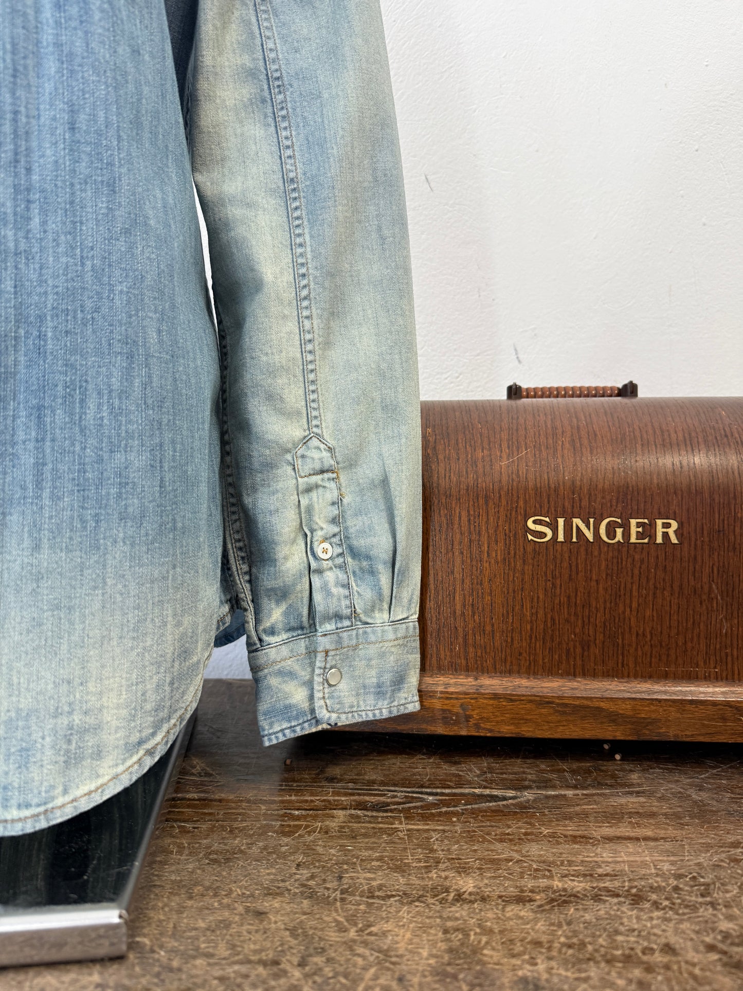 Western “Jeckerson” Denim Shirt - S, M, L