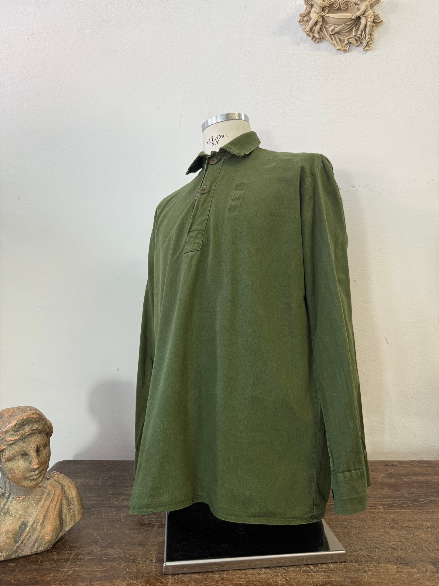 Vintage 80’s Swedish Army Shirt “L”