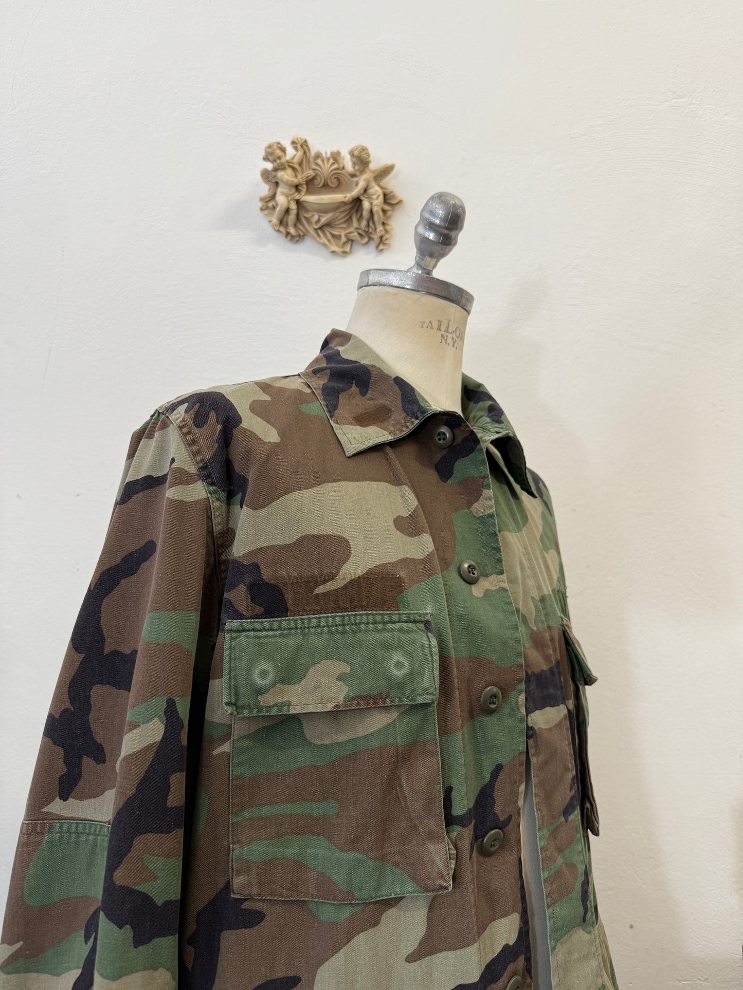 Vintage Woodland Jacket Us Army “L”