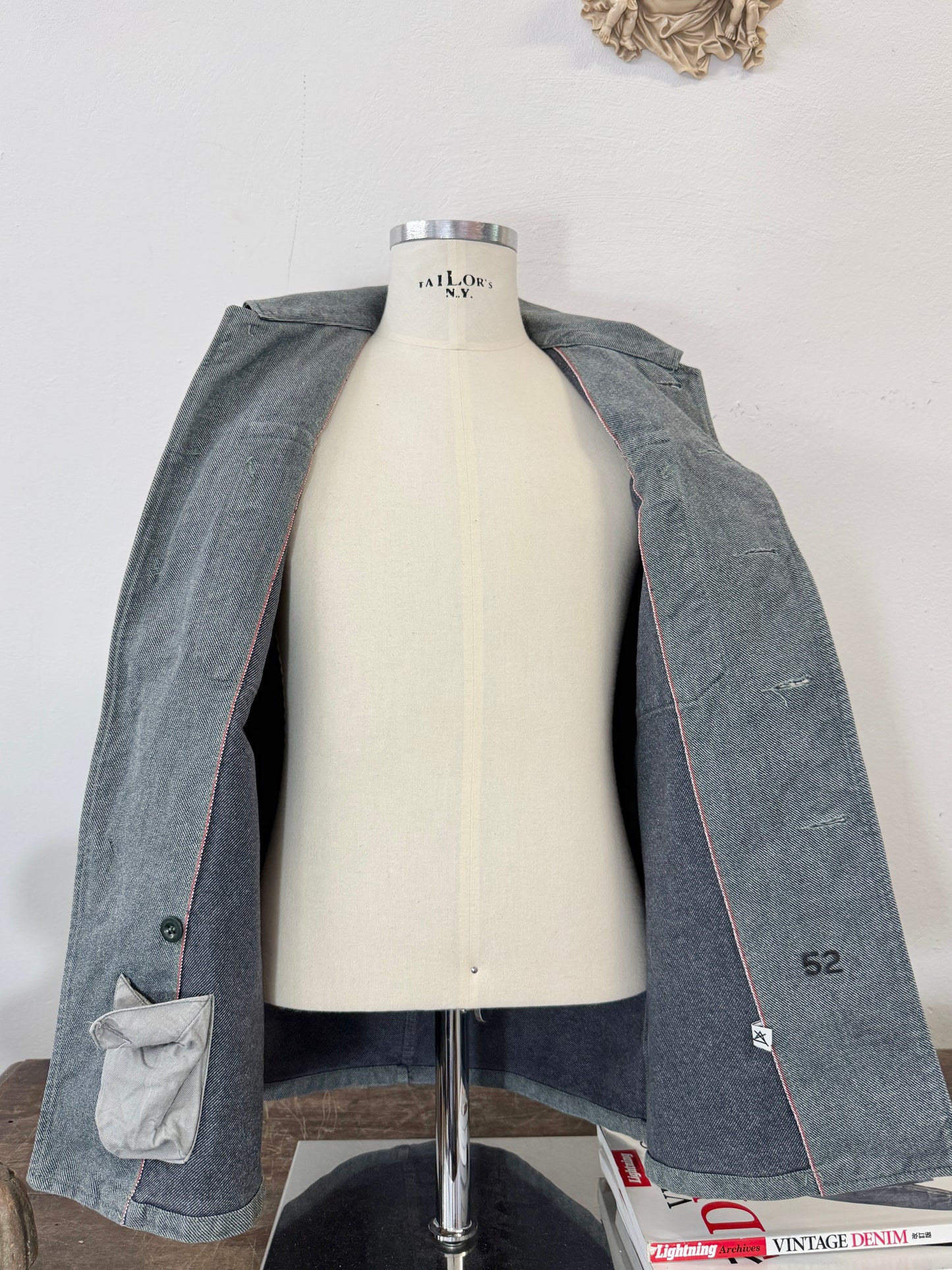 Vintage Selvedge Swiss Army Jacket “L”