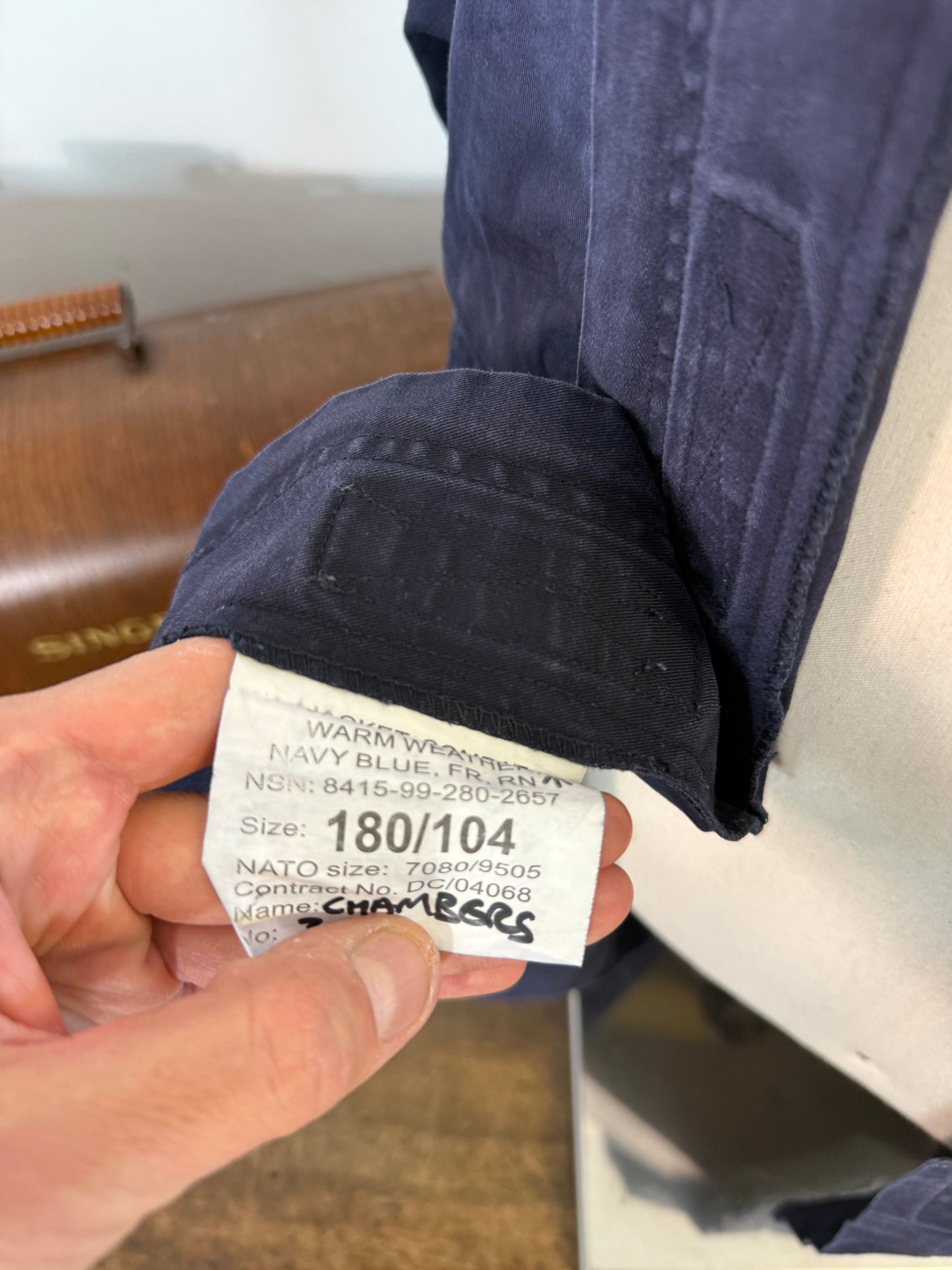 Vintage British Royal Navy Jacket “L”