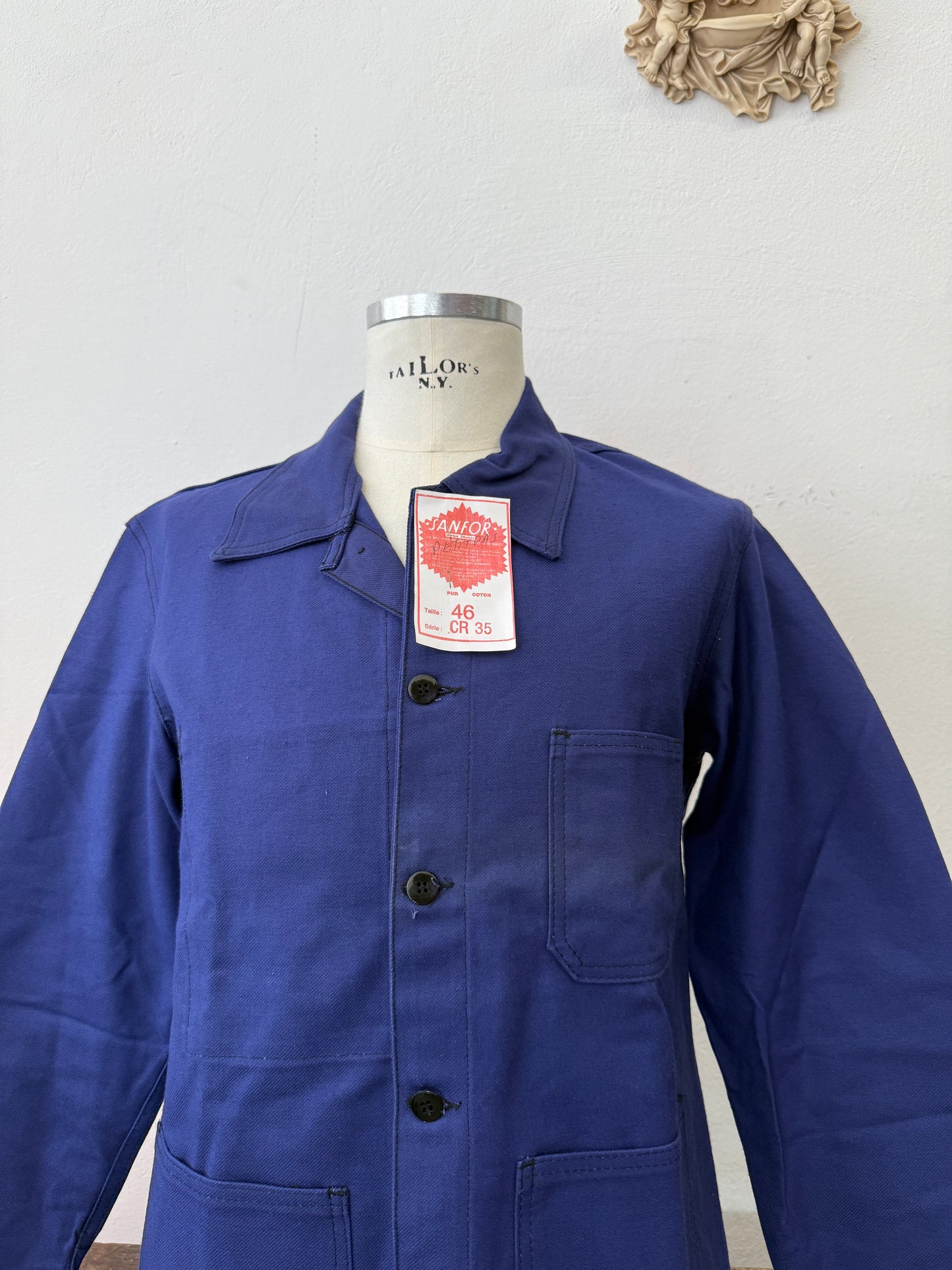 Vintage Sanforized 70’s French Work Jacket “M”