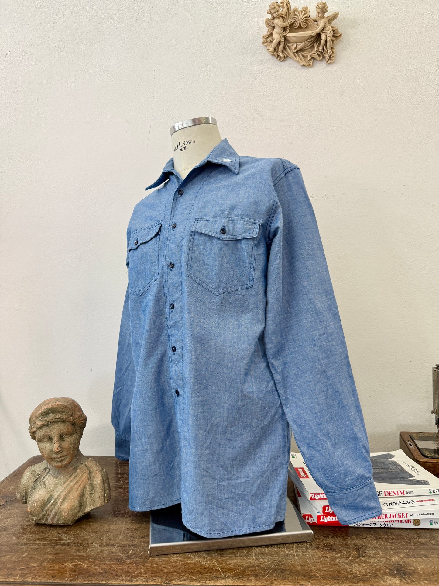 Vintage 90’s Italian Navy Shirt “L”