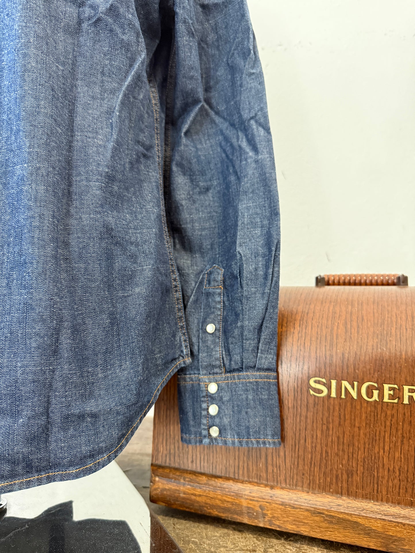 Western “Jeckerson” Denim Shirt - XS, M