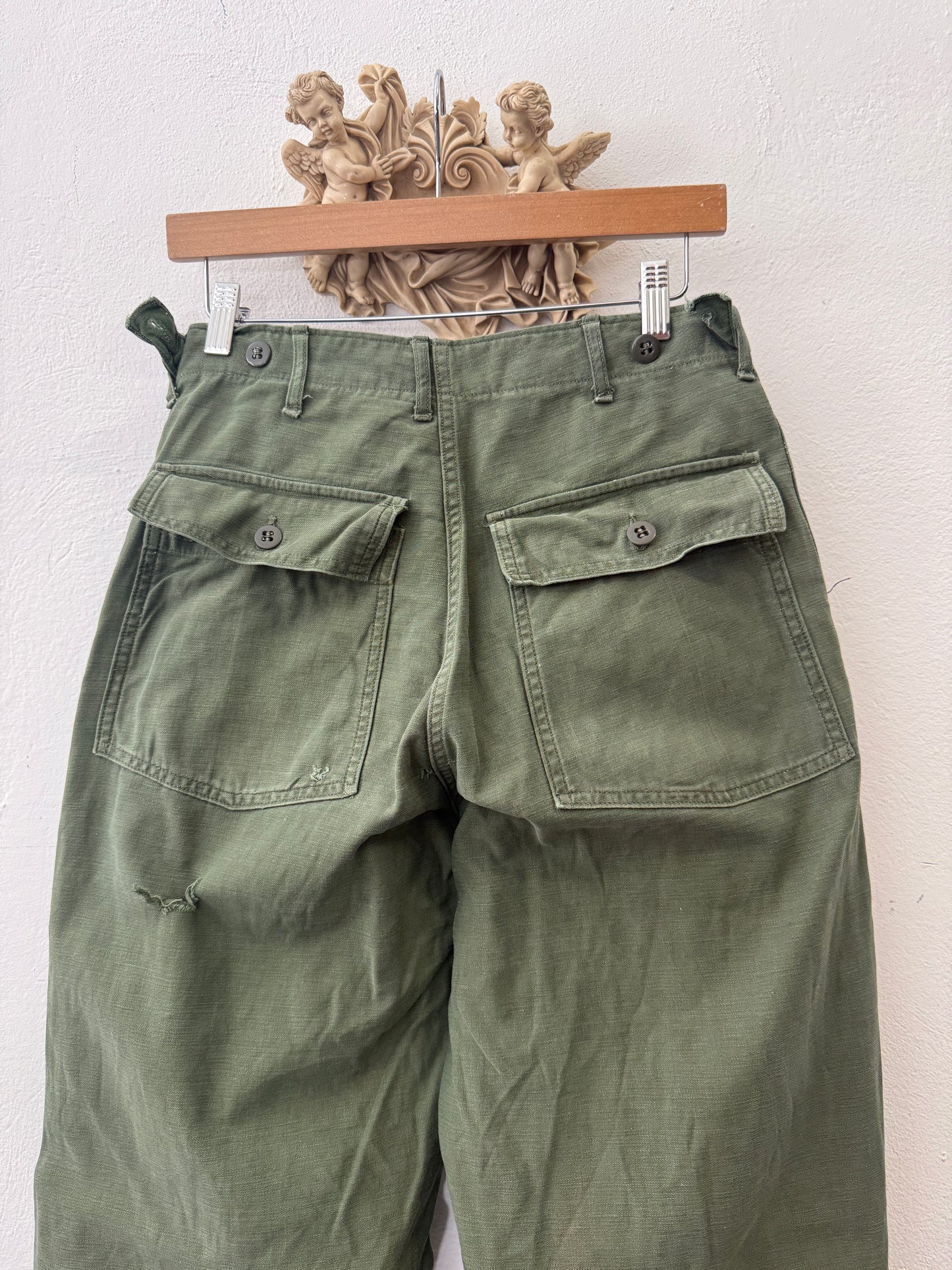 Vintage Og 107 Us Army Fatigue Pants “W28”