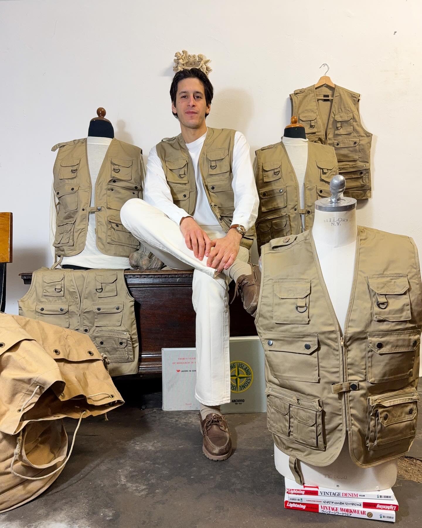 Beige Tactical Utility Vest