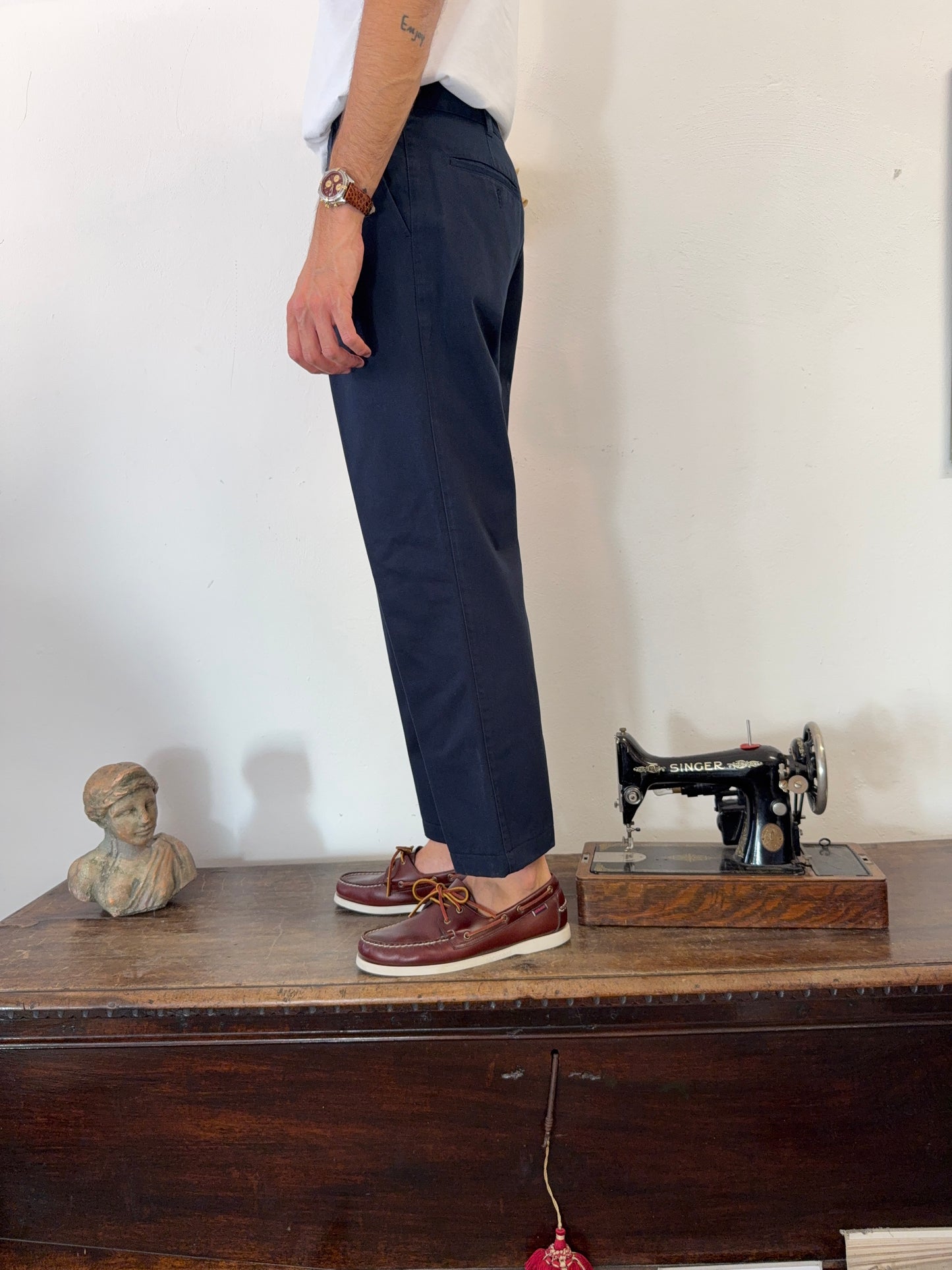 Vintage Blue Chino Pant “W35”