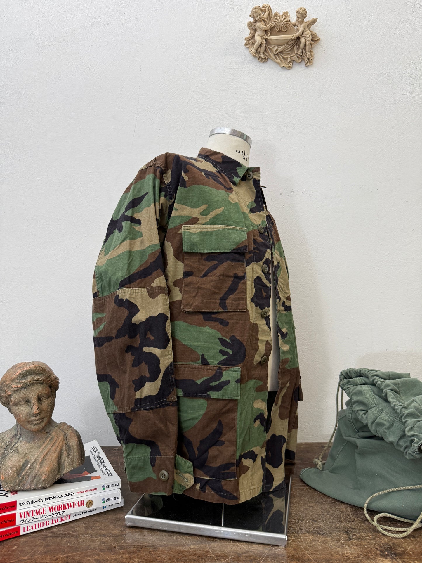 Vintage Woodland Jacket Us Army “XL”