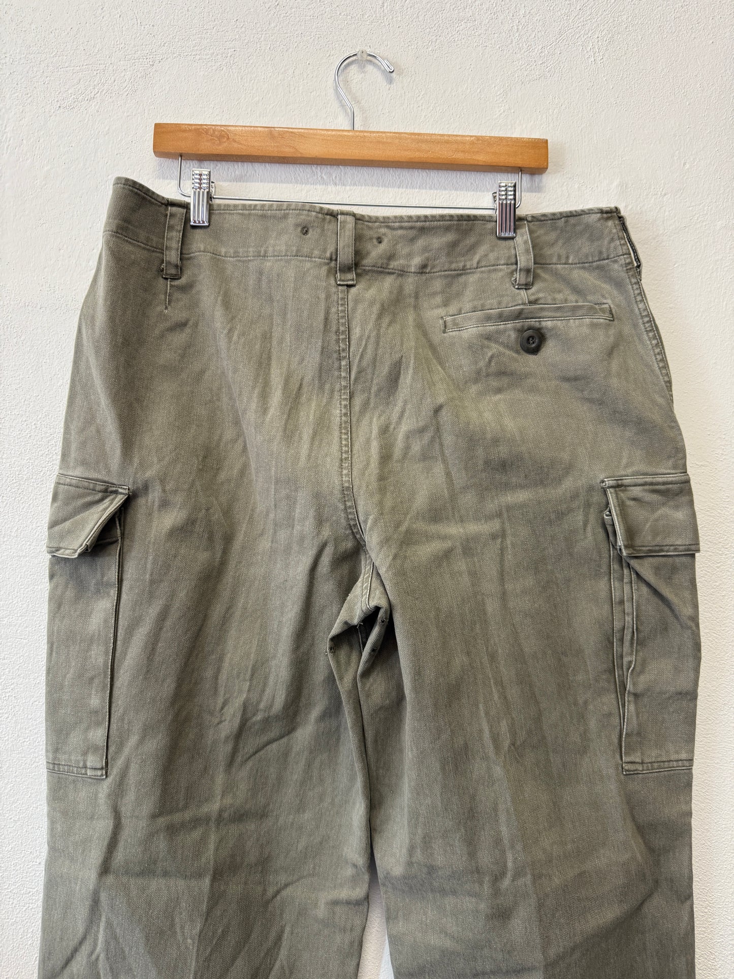 Vintage 80’s German Army Moleskin Cargo Pants “W36”
