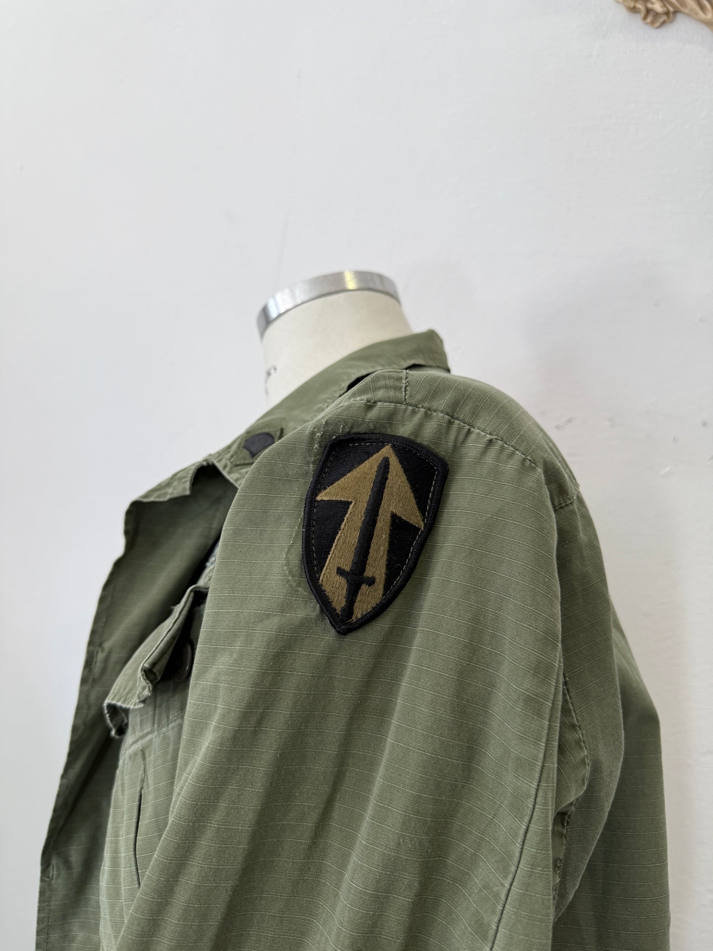 Vintage Ripstop Jungle Jacket Us Army “M”