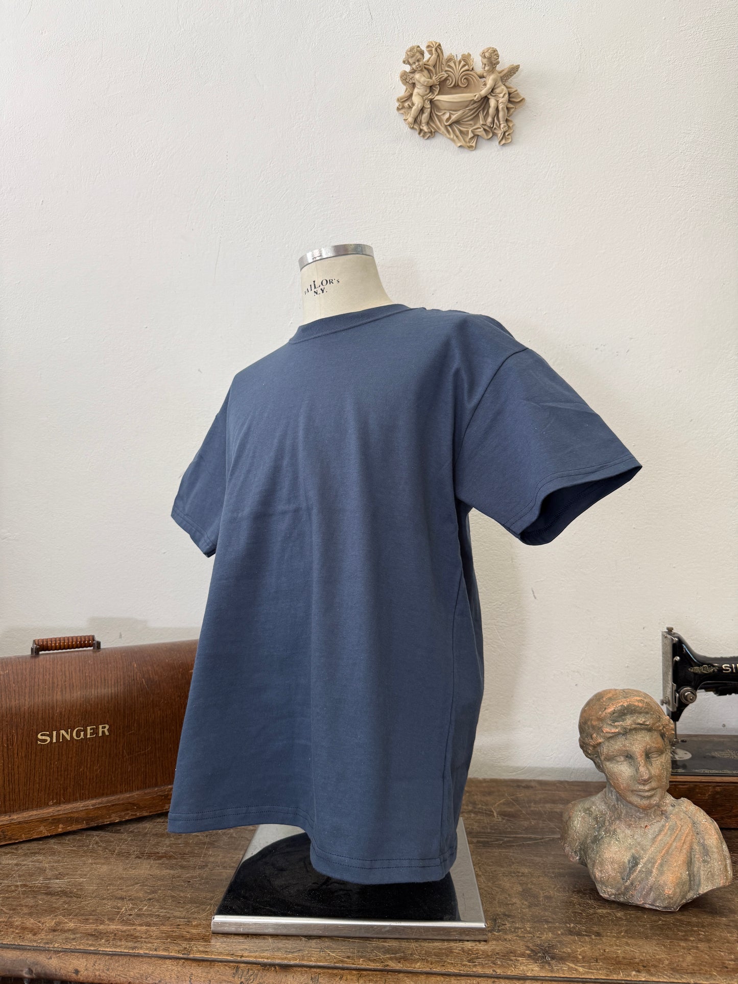 Blue T-Shirt with US Cotton - Mister Archive®