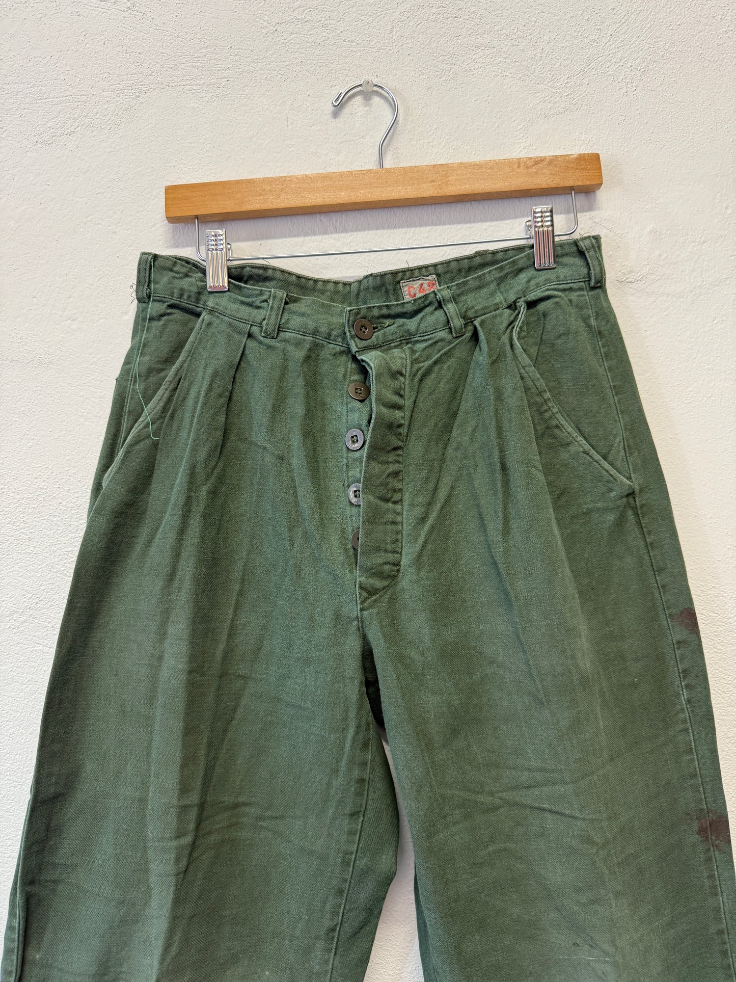 Vintage Swedish Army Fatigue Pants “W31”