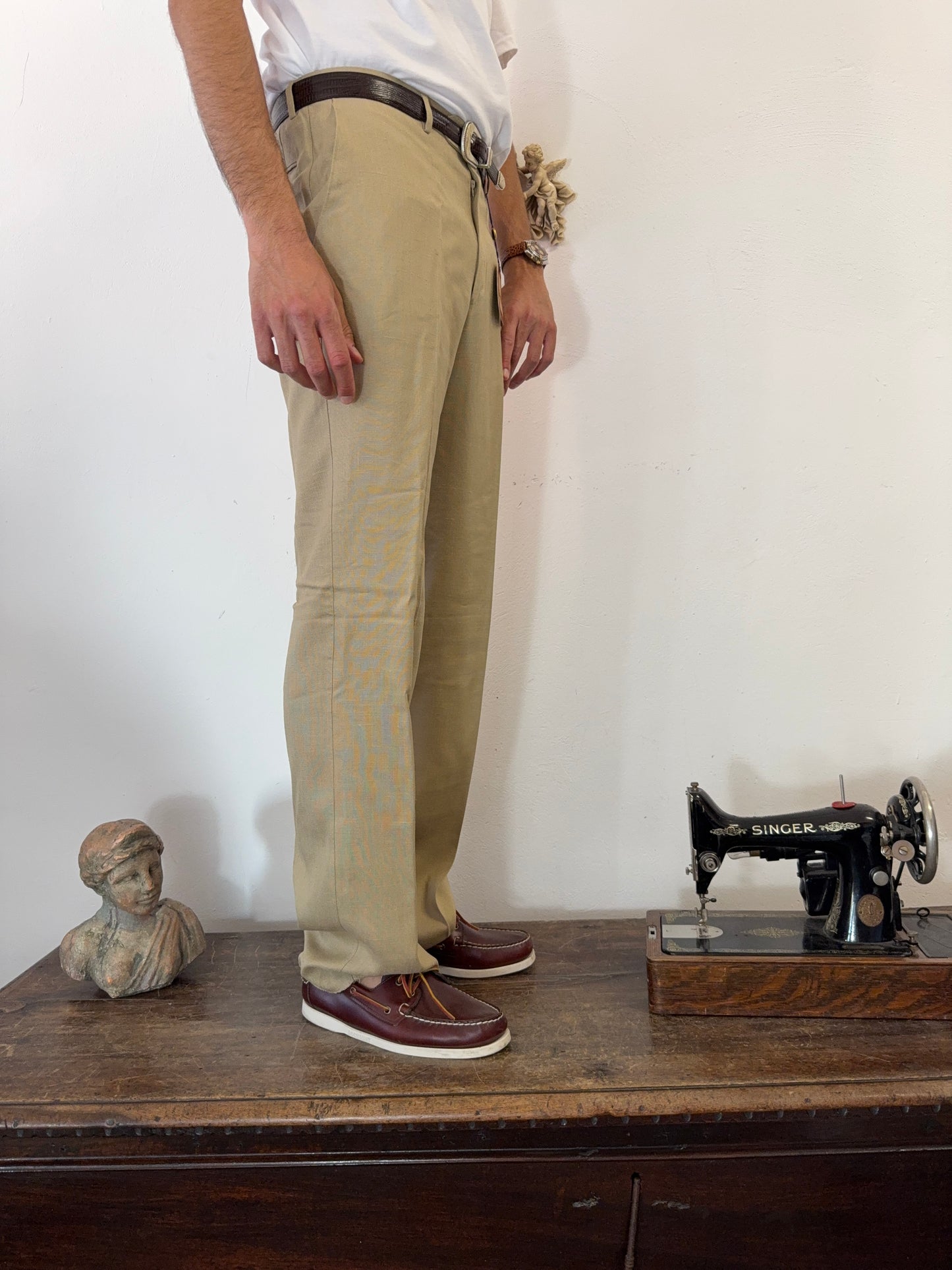 Beige Canali Pants “W34”