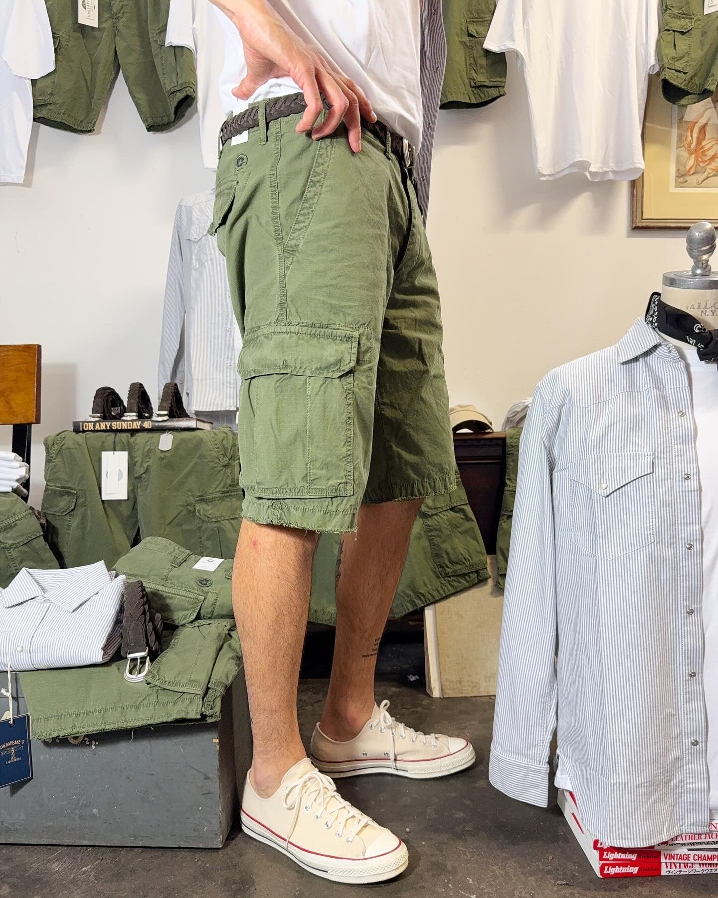 Cargo Short Barras Military Green - Chesapeakes
