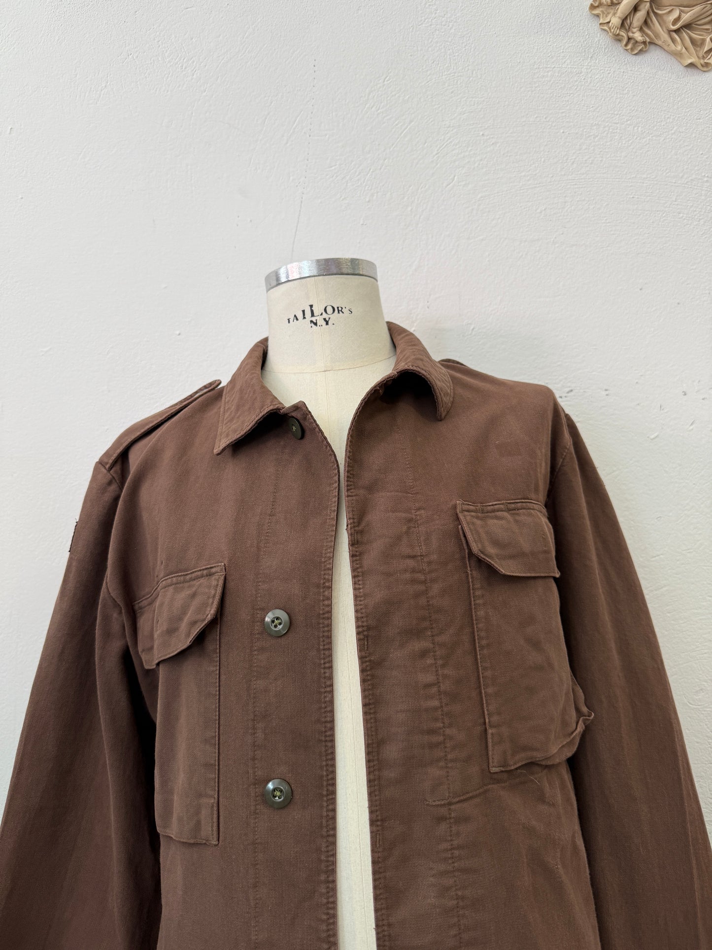 Vintage Moleskin German Army Jacket “XL”