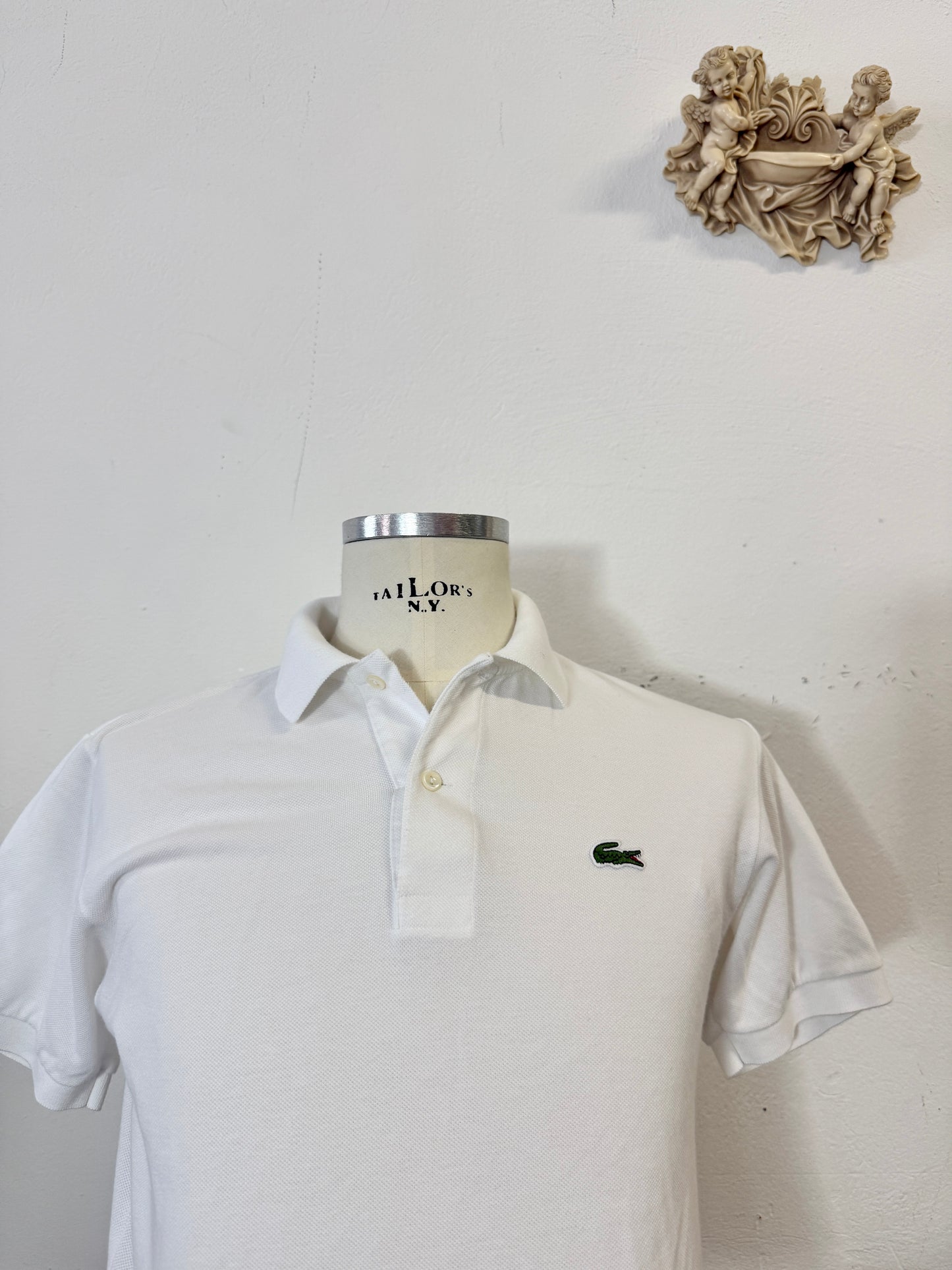 White Polo Lacoste “S”