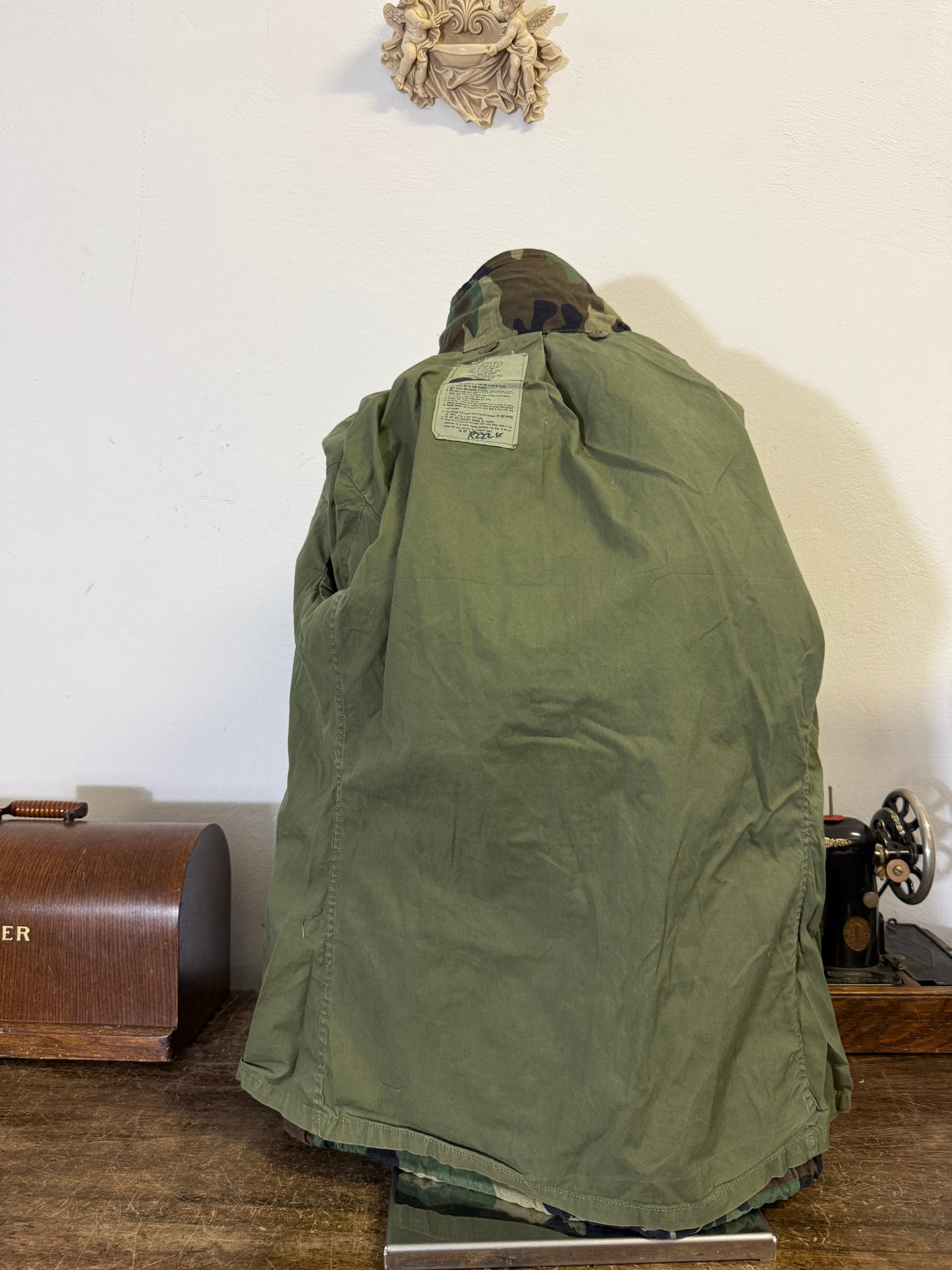 Vintage Woodland Field Jacket M65 Us Army “L/XL”