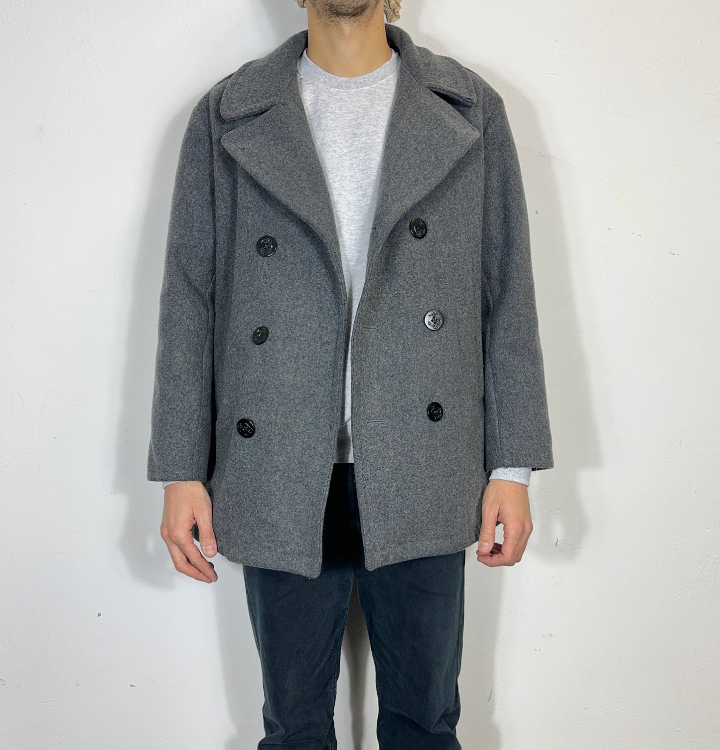 Caban gris Vtg « XL »