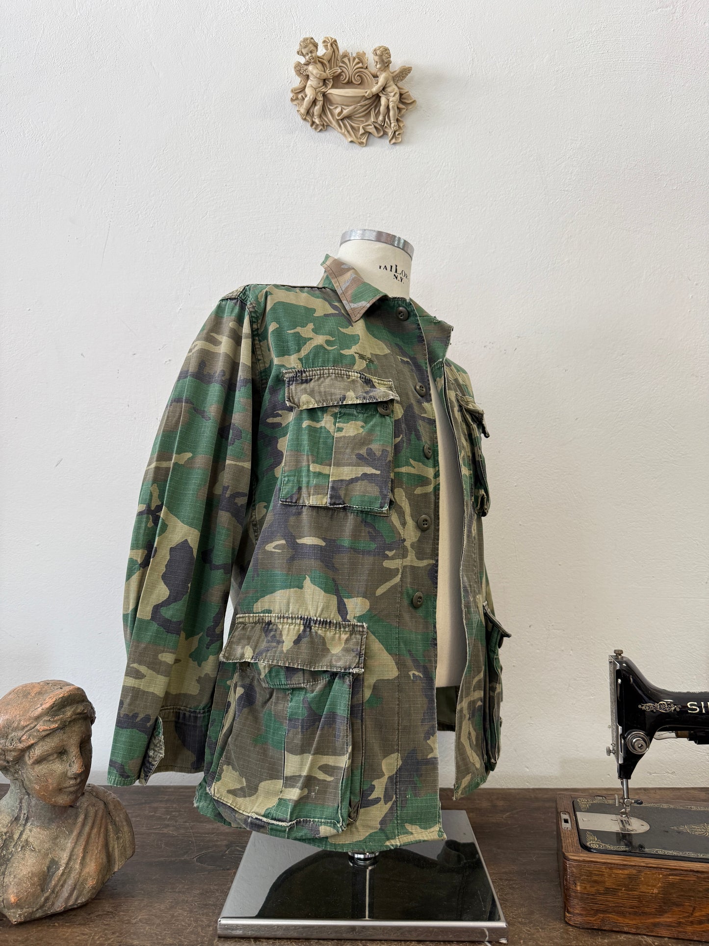 Vintage BDU Camo Jacket Ripstop “S”