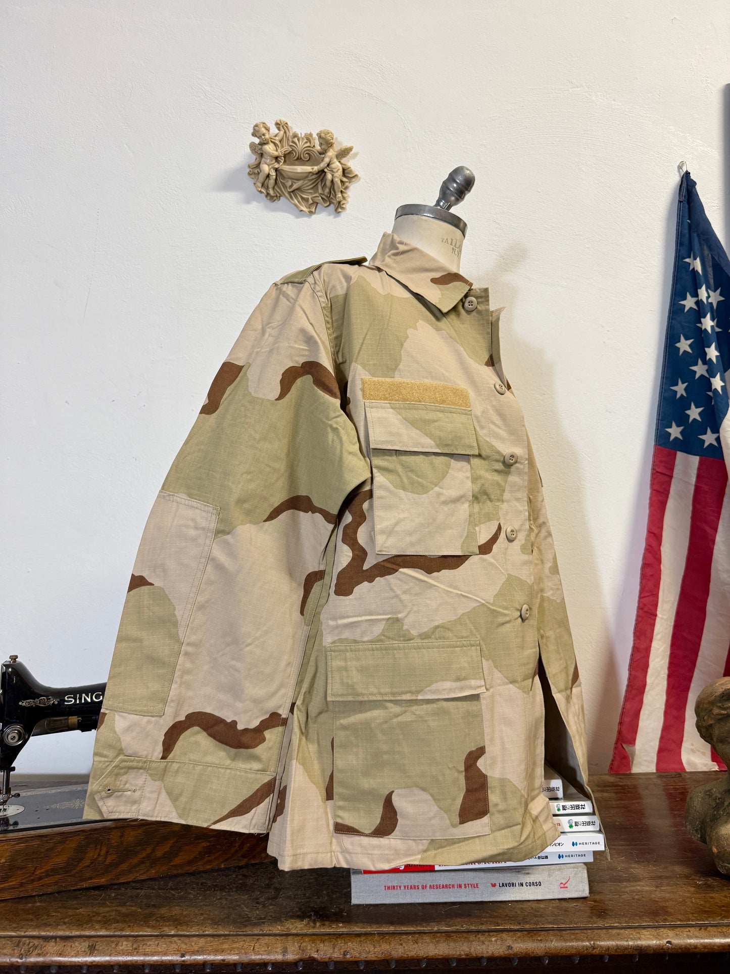 Deadstock BDU Camo Jacket Rip Stop US Army – “XXL”