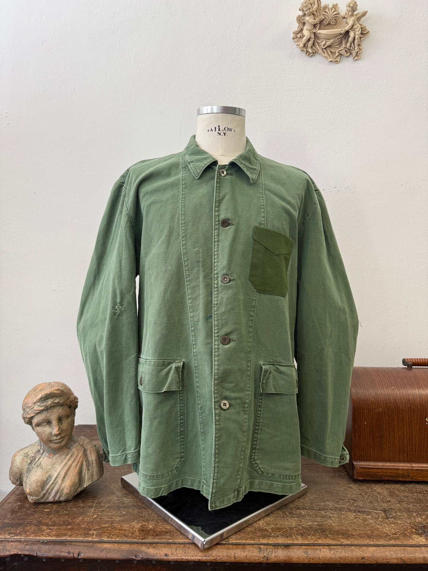 Vintage 70/80’s Swedish Army Jacket - Rework “L/XL”