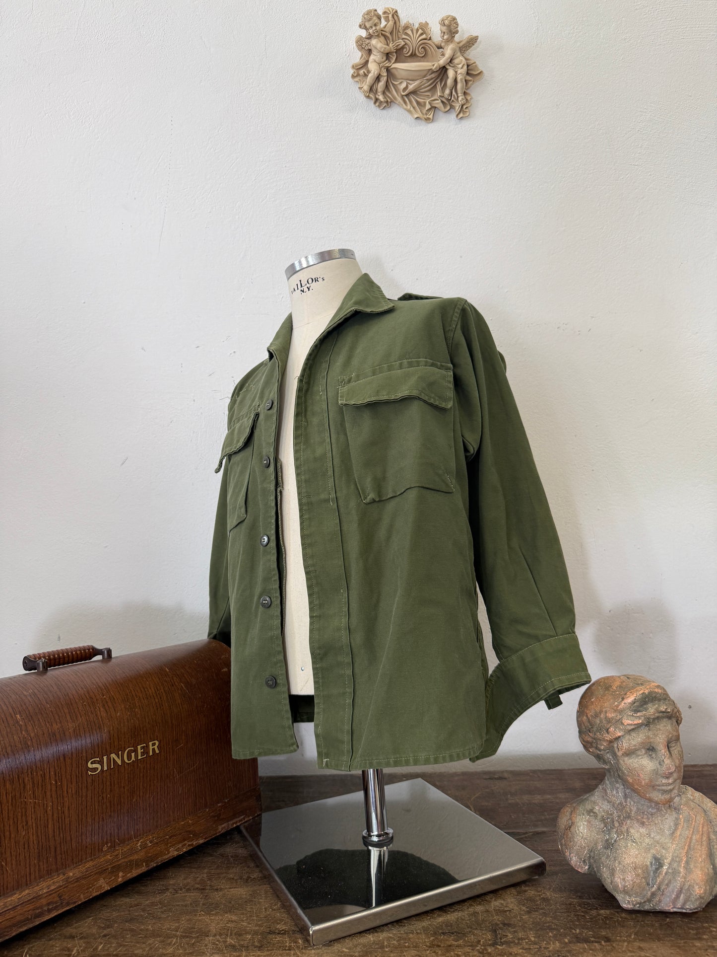 Vintage Spanish Army Shirt “S”