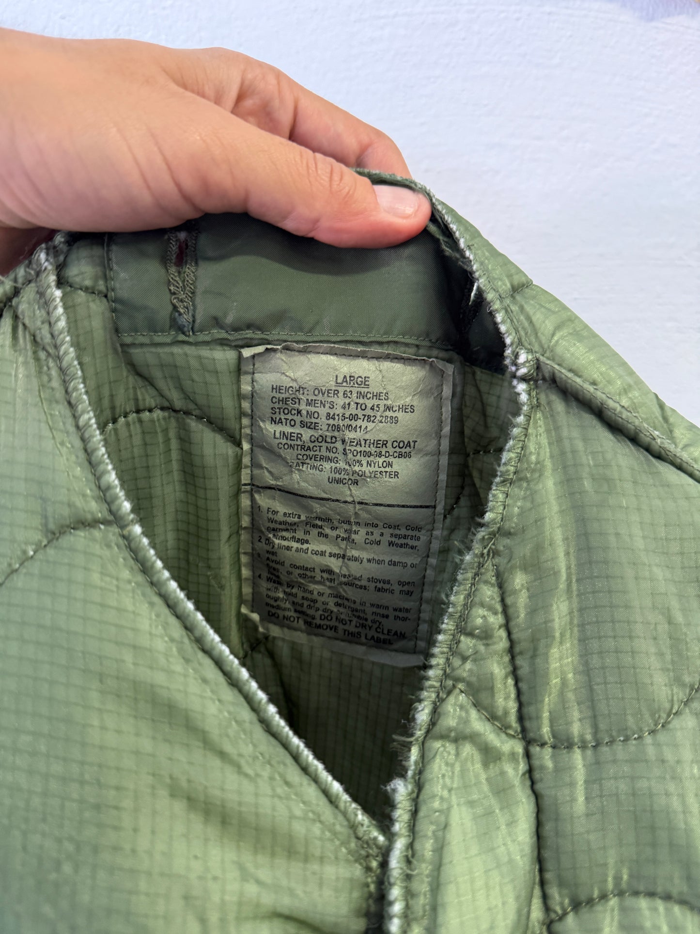 Vintage Us Army Liner Jacket “L”