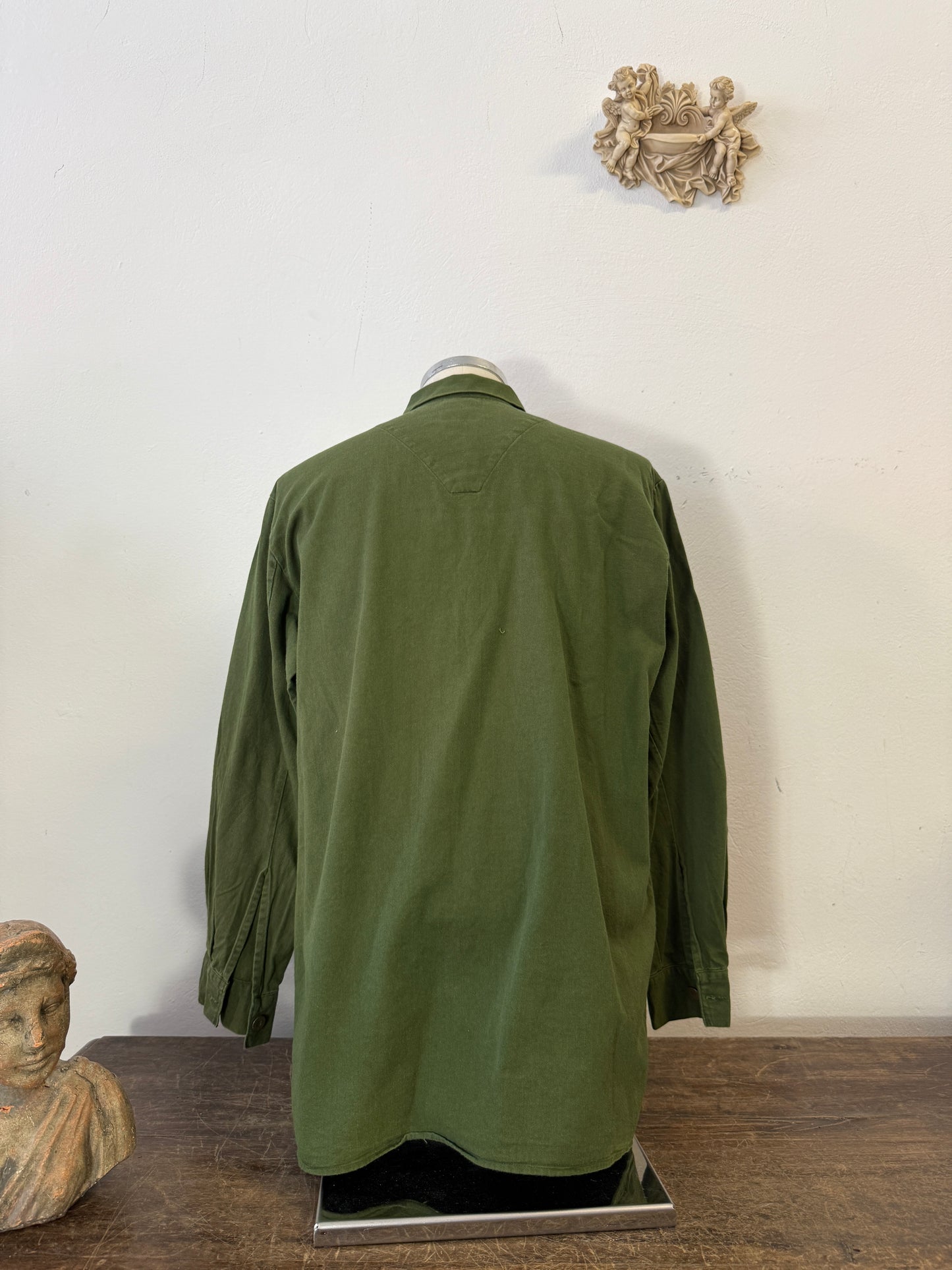 Vintage 80’s Swedish Army Shirt “M/L”