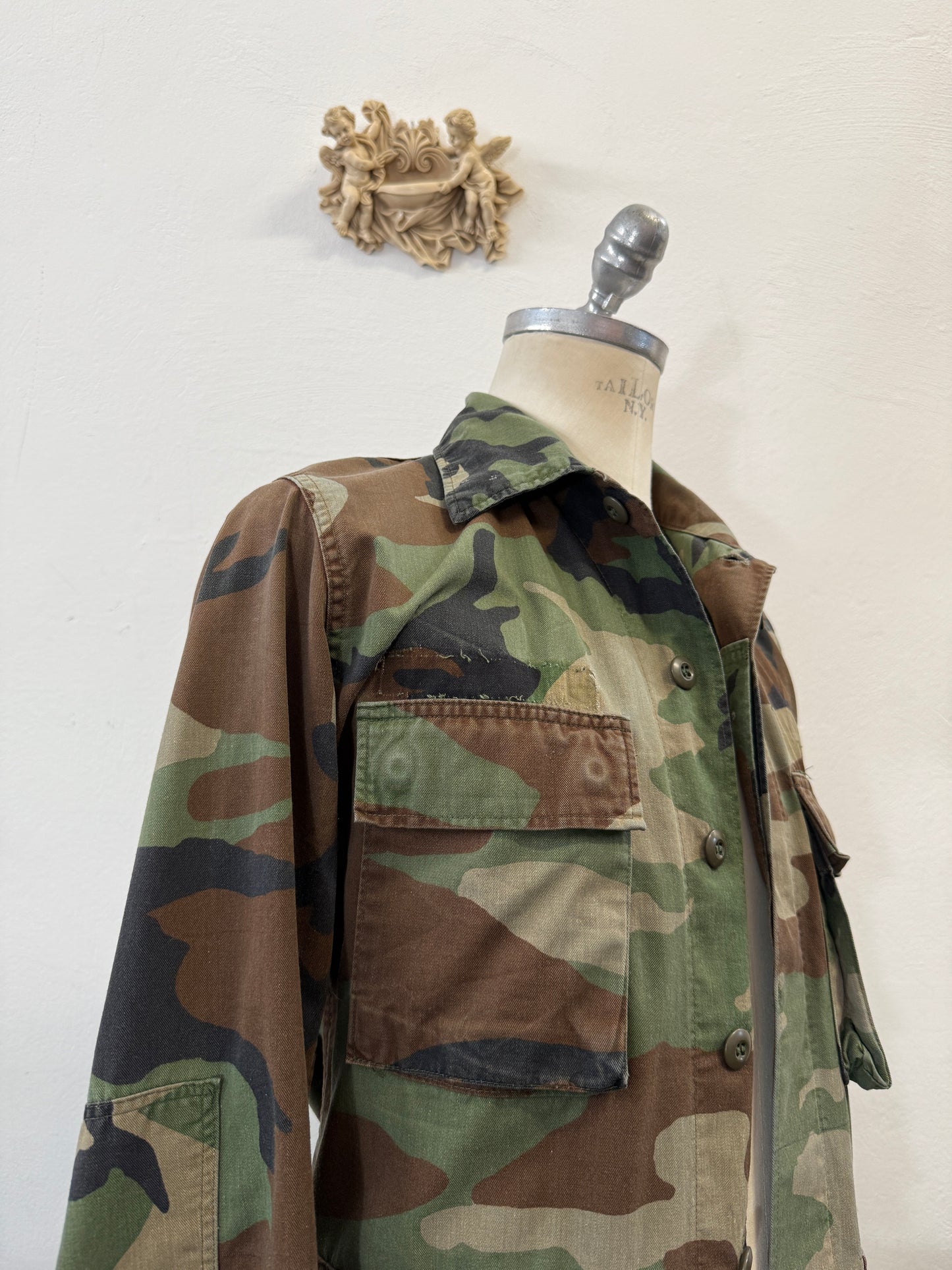 Vintage Woodland Jacket Us Army “M”