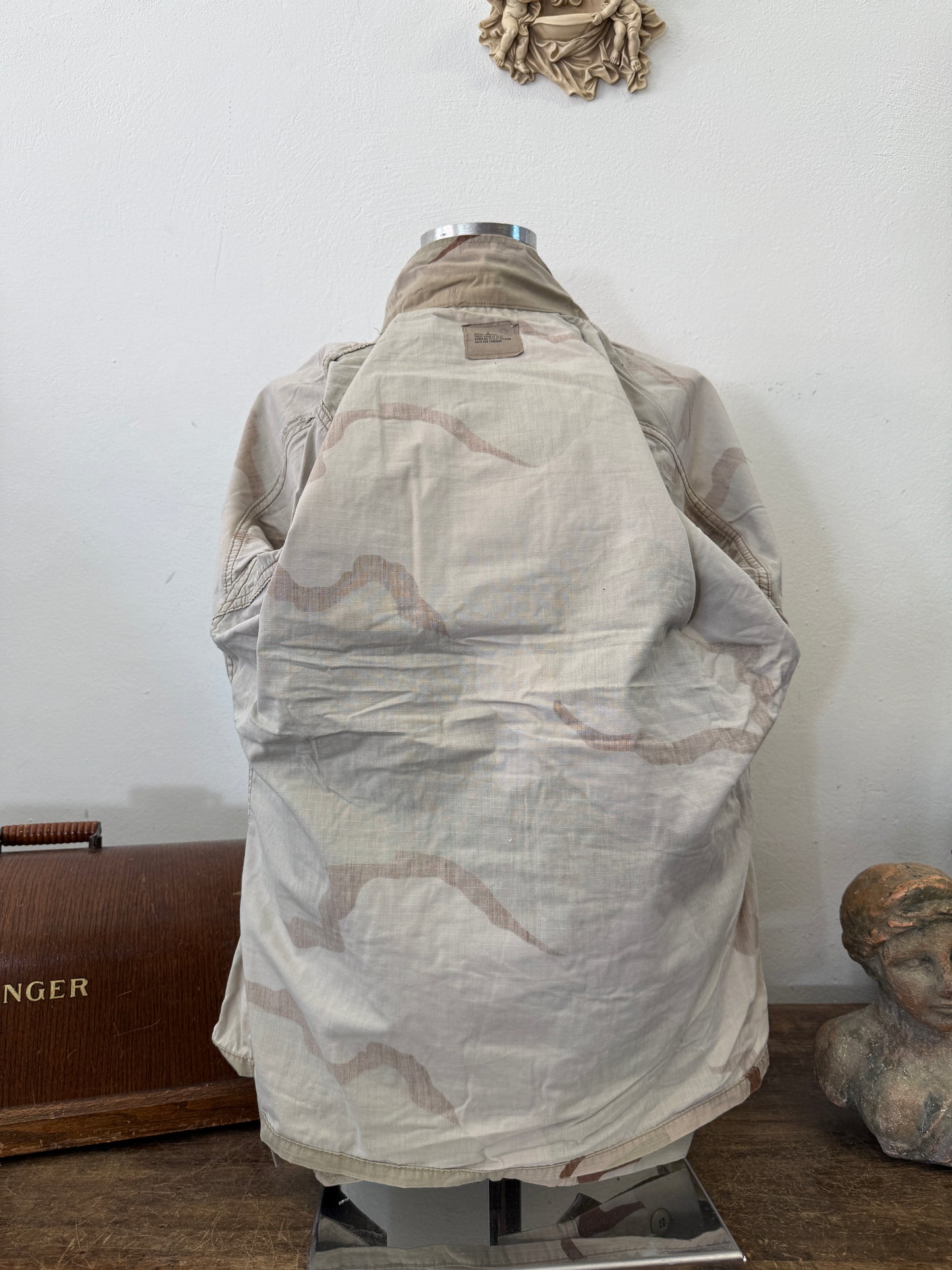 Vintage BDU Camo Jacket Ripstop US Army – L