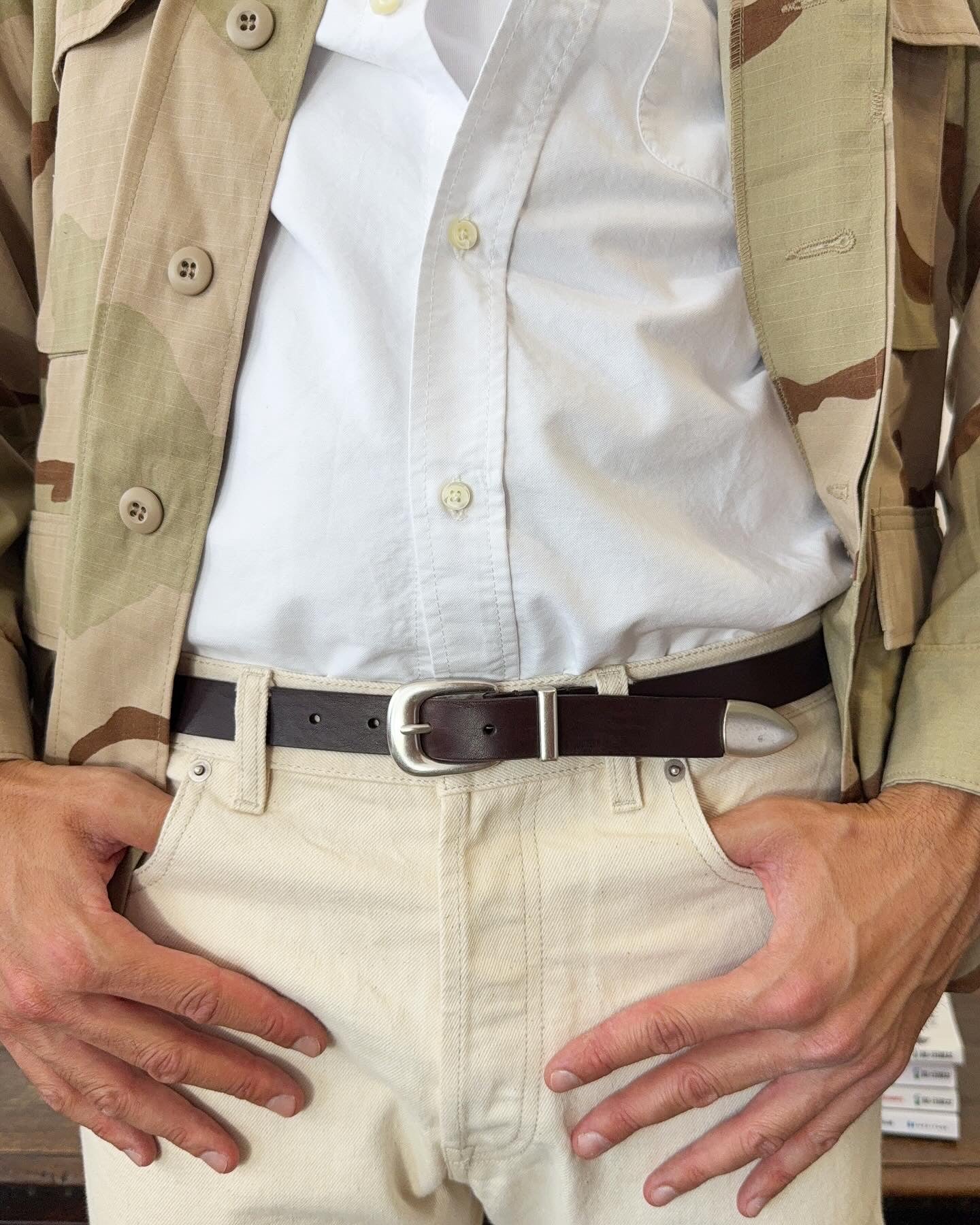 MANCINI 1979 X MISTER ARCHIVE - Dark Brown Belt