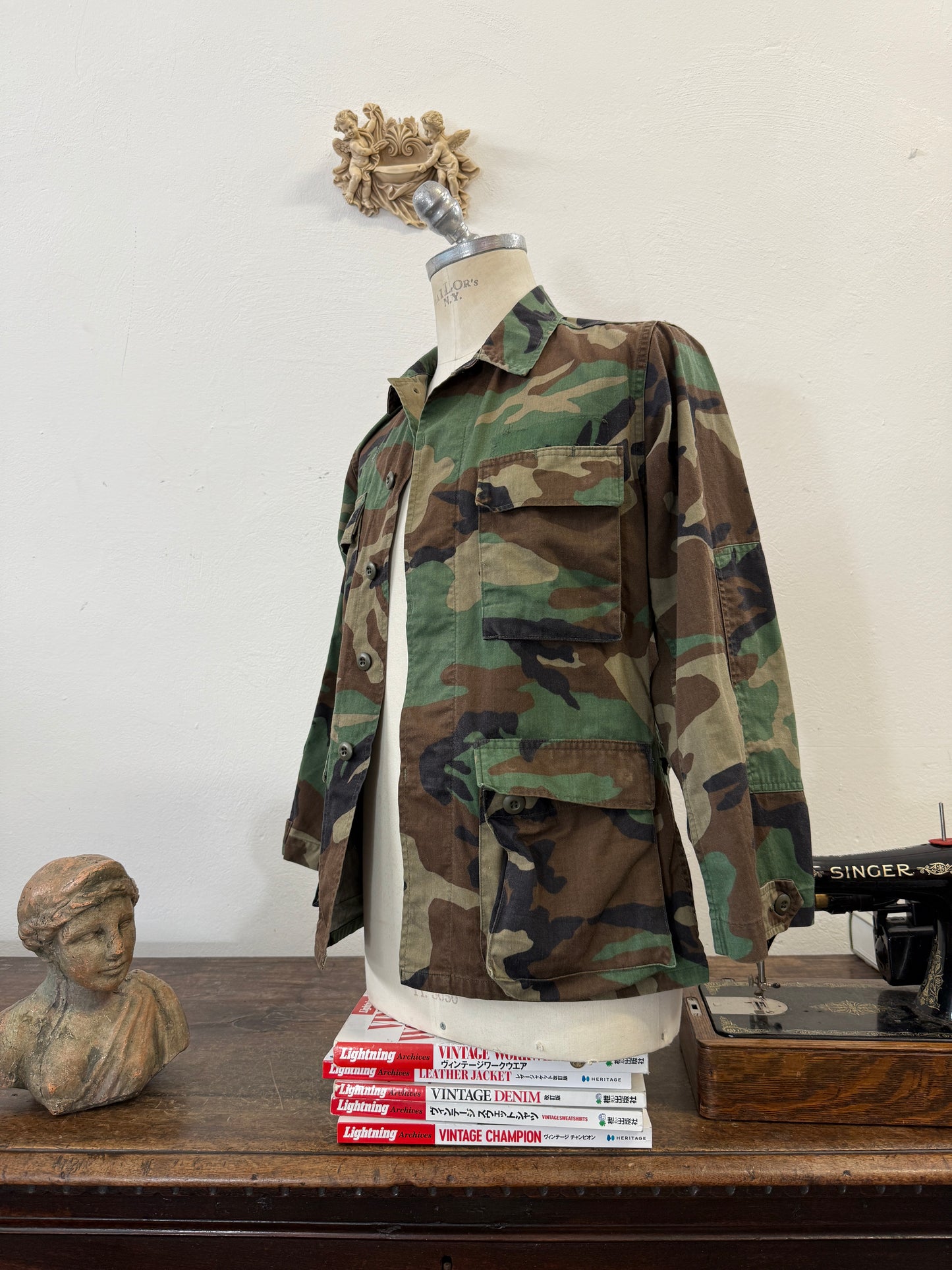 Vintage Woodland Jacket Us Army “XS”