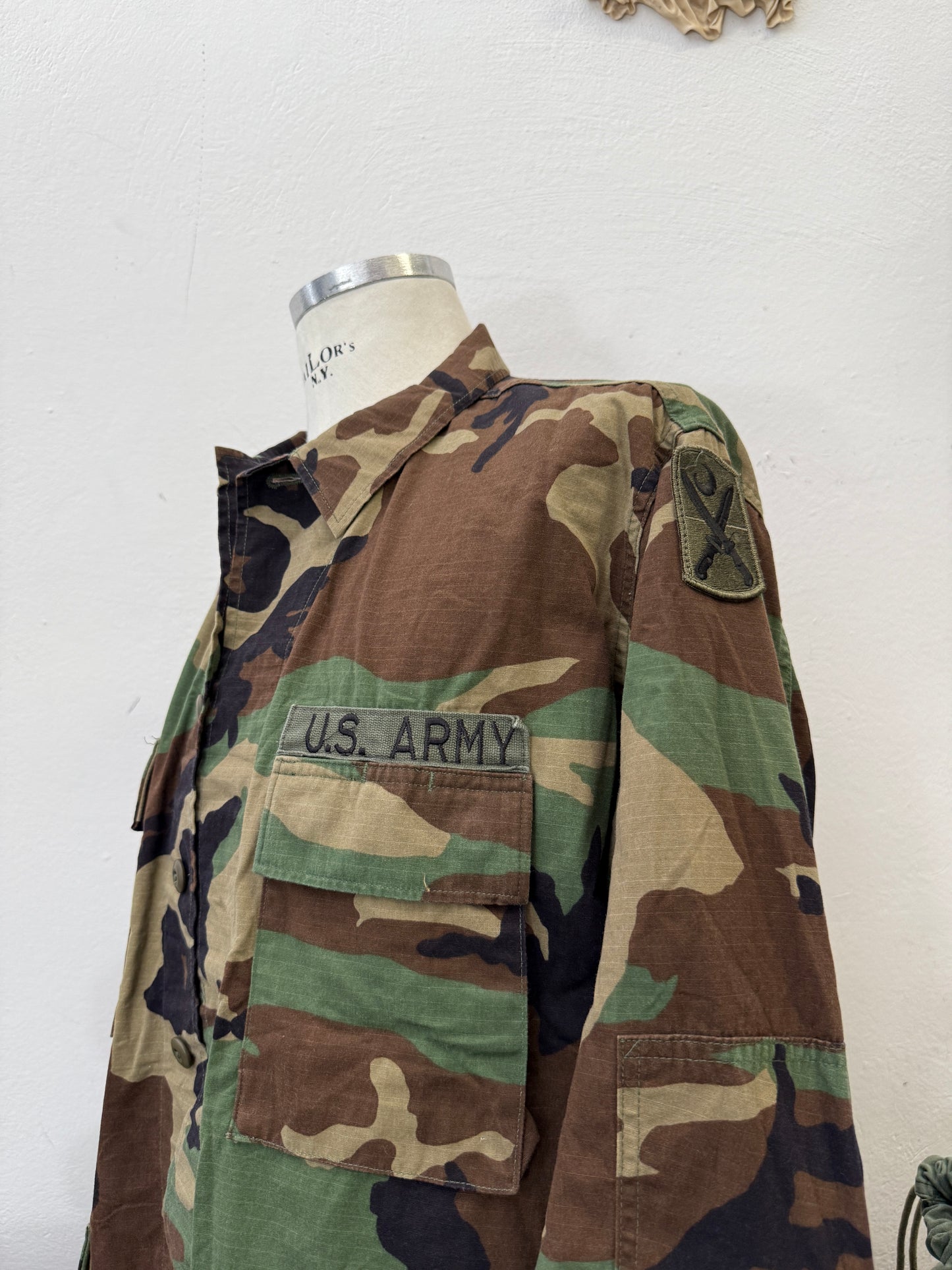 Vintage Woodland Jacket Us Army “XL”