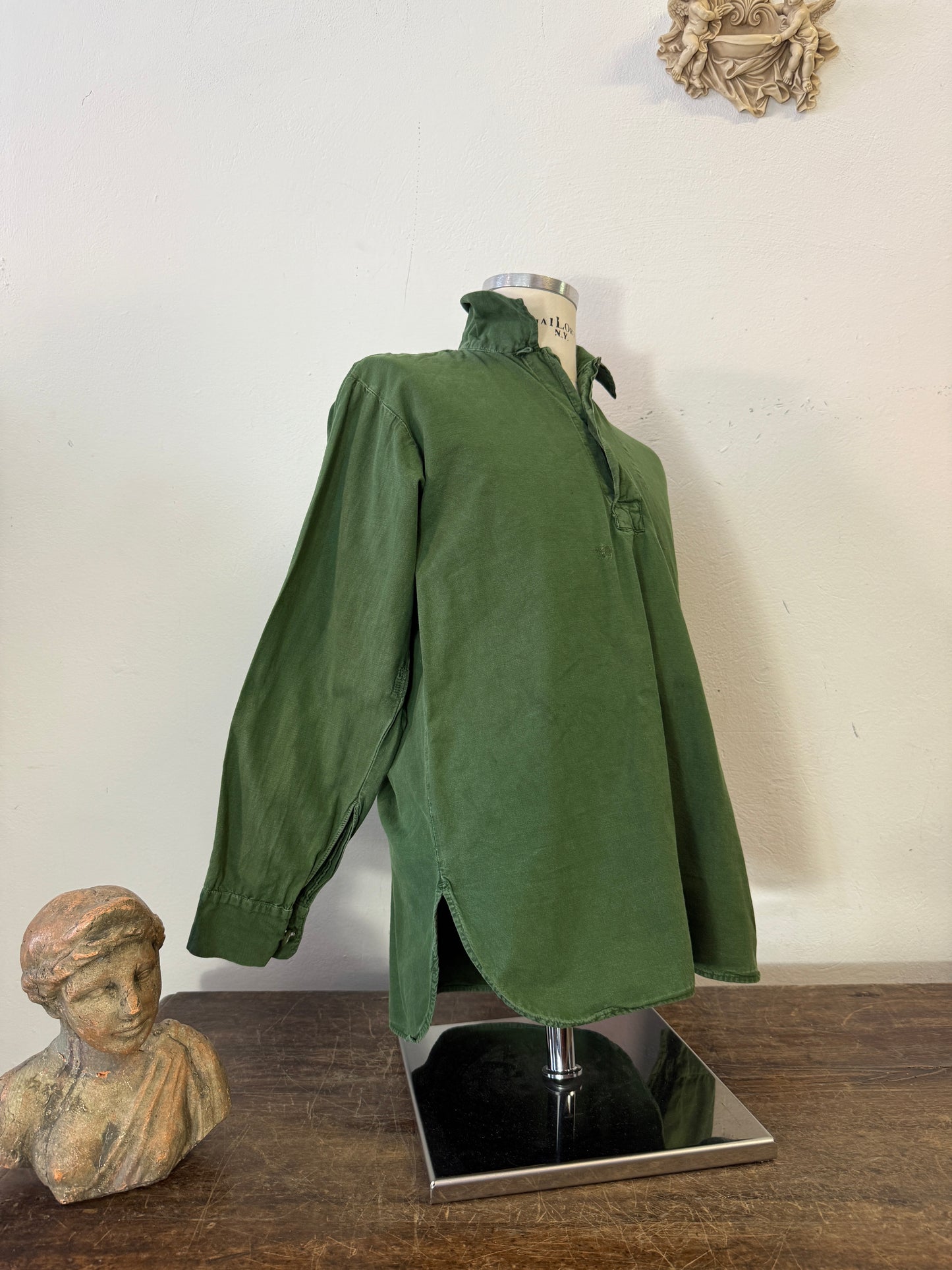 Vintage 80’s Swedish Army Shirt “M”