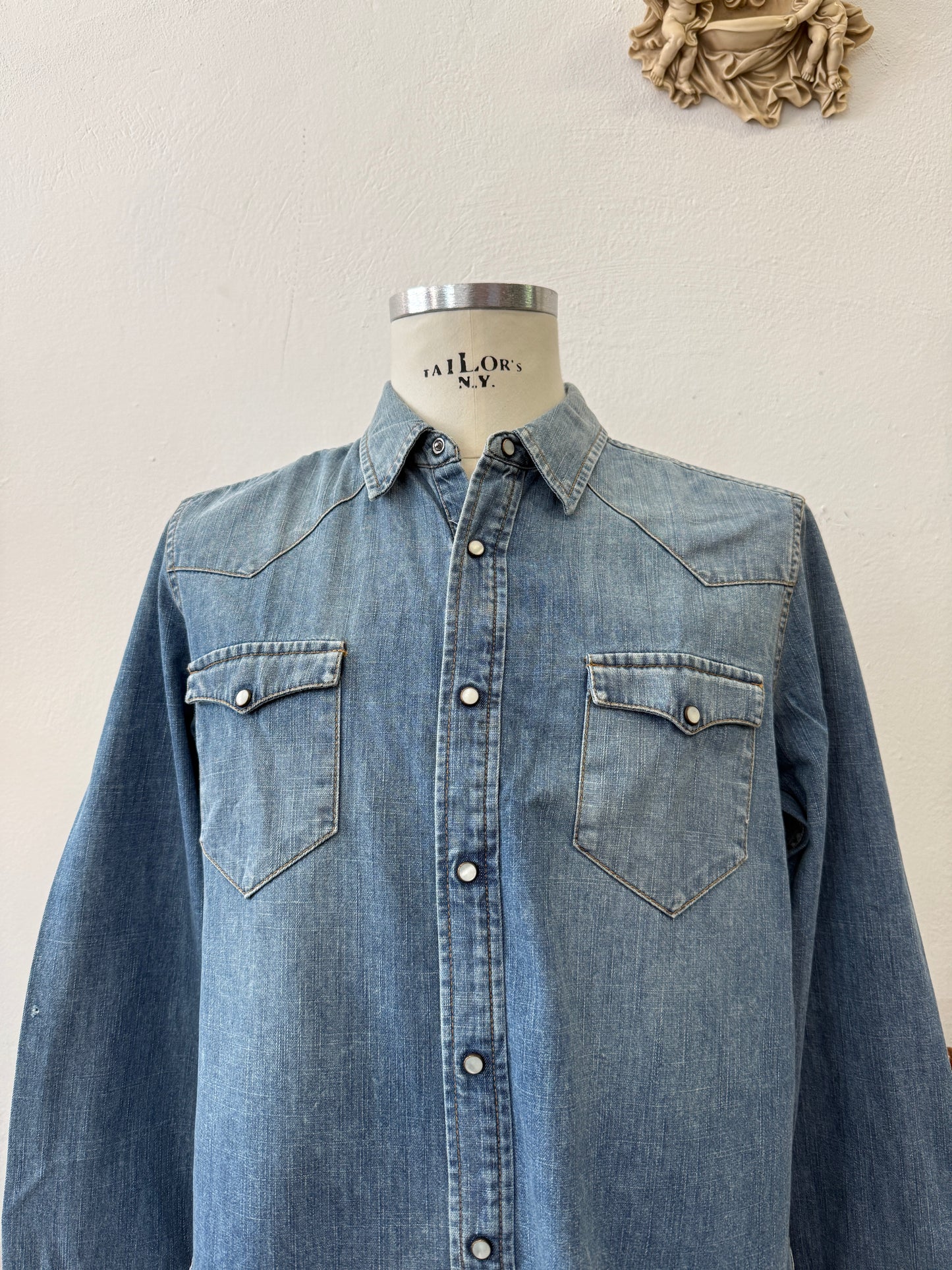 Western “Jeckerson” Denim Shirt - S, M, L