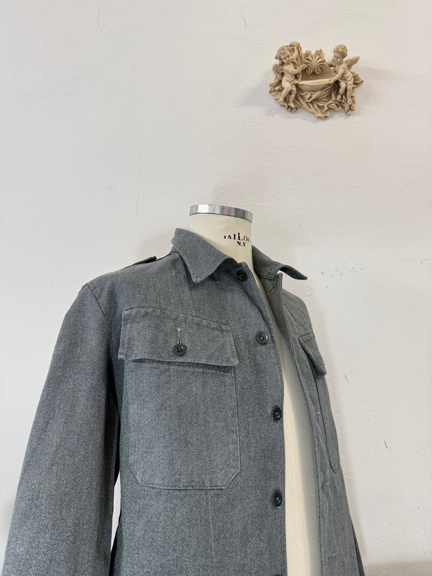 Vintage Selvedge Swiss Army Jacket “L”