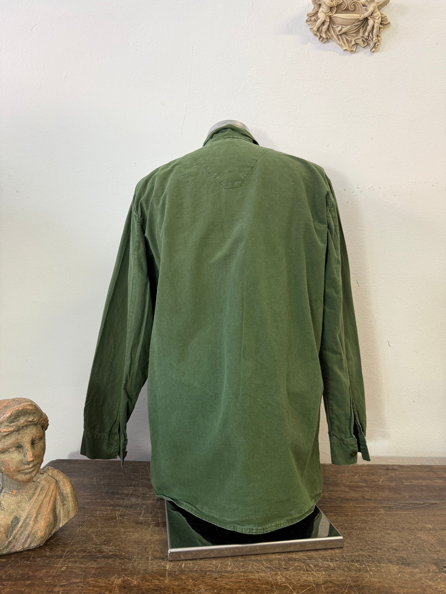 Vintage 80’s Swedish Army Shirt “M/L”