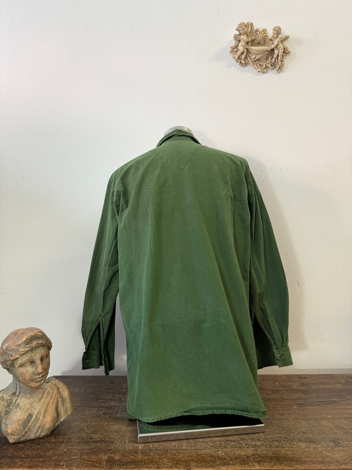 Vintage 80’s Swedish Army Shirt “L”