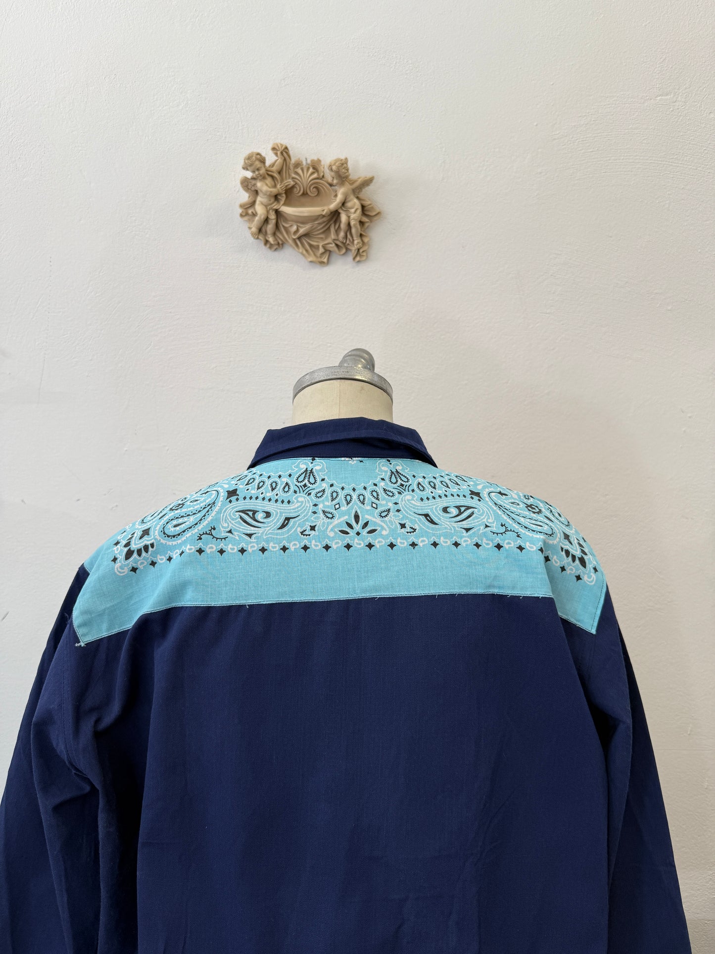 Vintage 90’s Bandana Workwear Jacket “L”