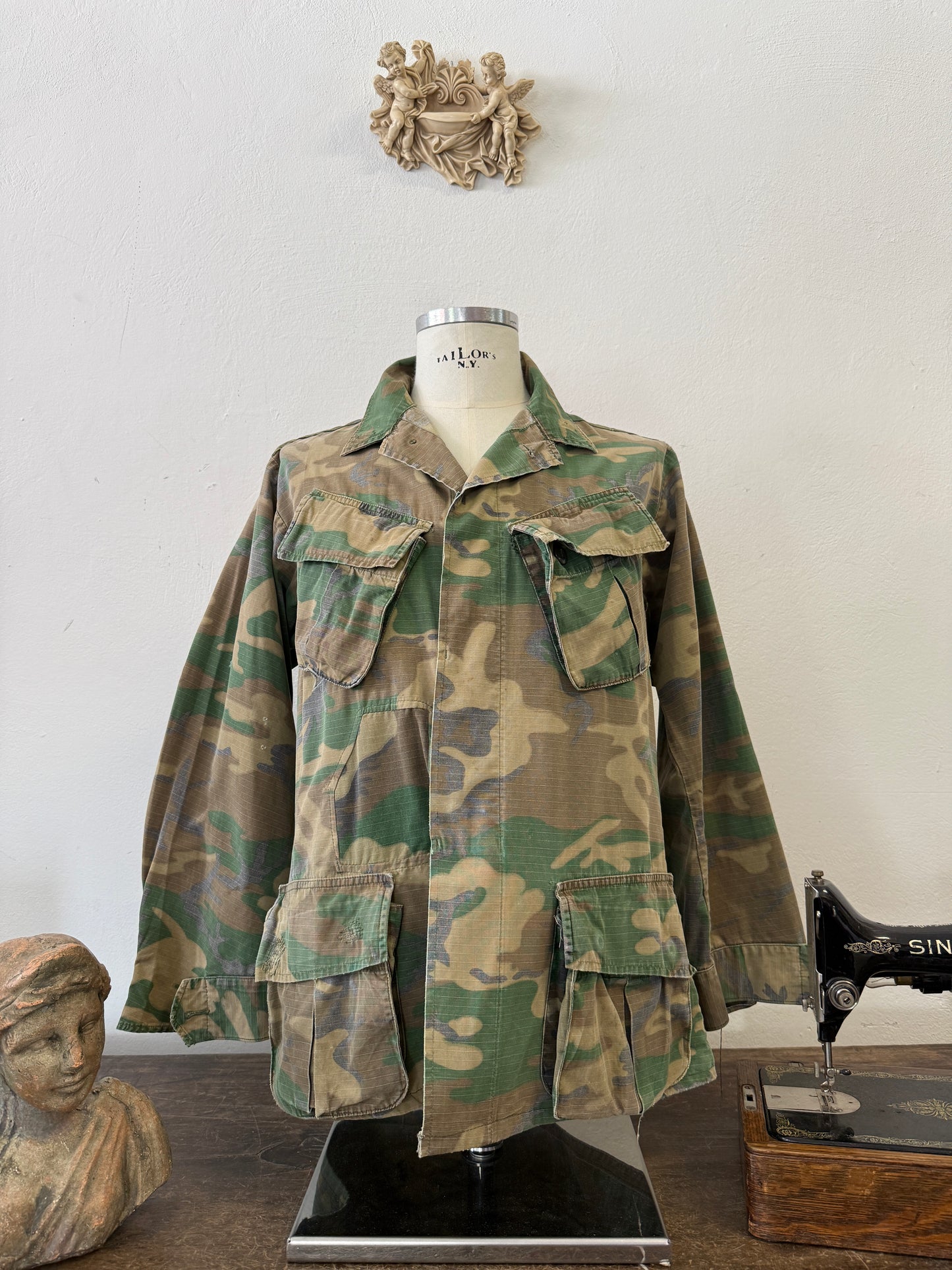 Vintage 60’s Jungle Jacket ERDL Ripstop “M”