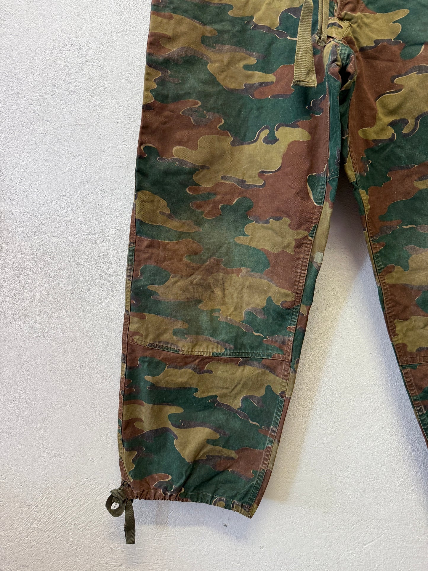 Vintage 1950s Belgian Army Camo Paratrooper Pants “W35”
