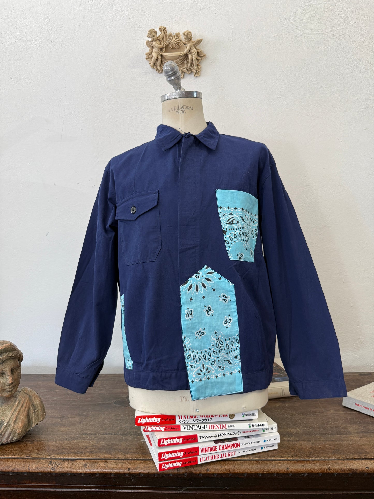 Vintage 90’s Bandana Workwear Jacket “L”