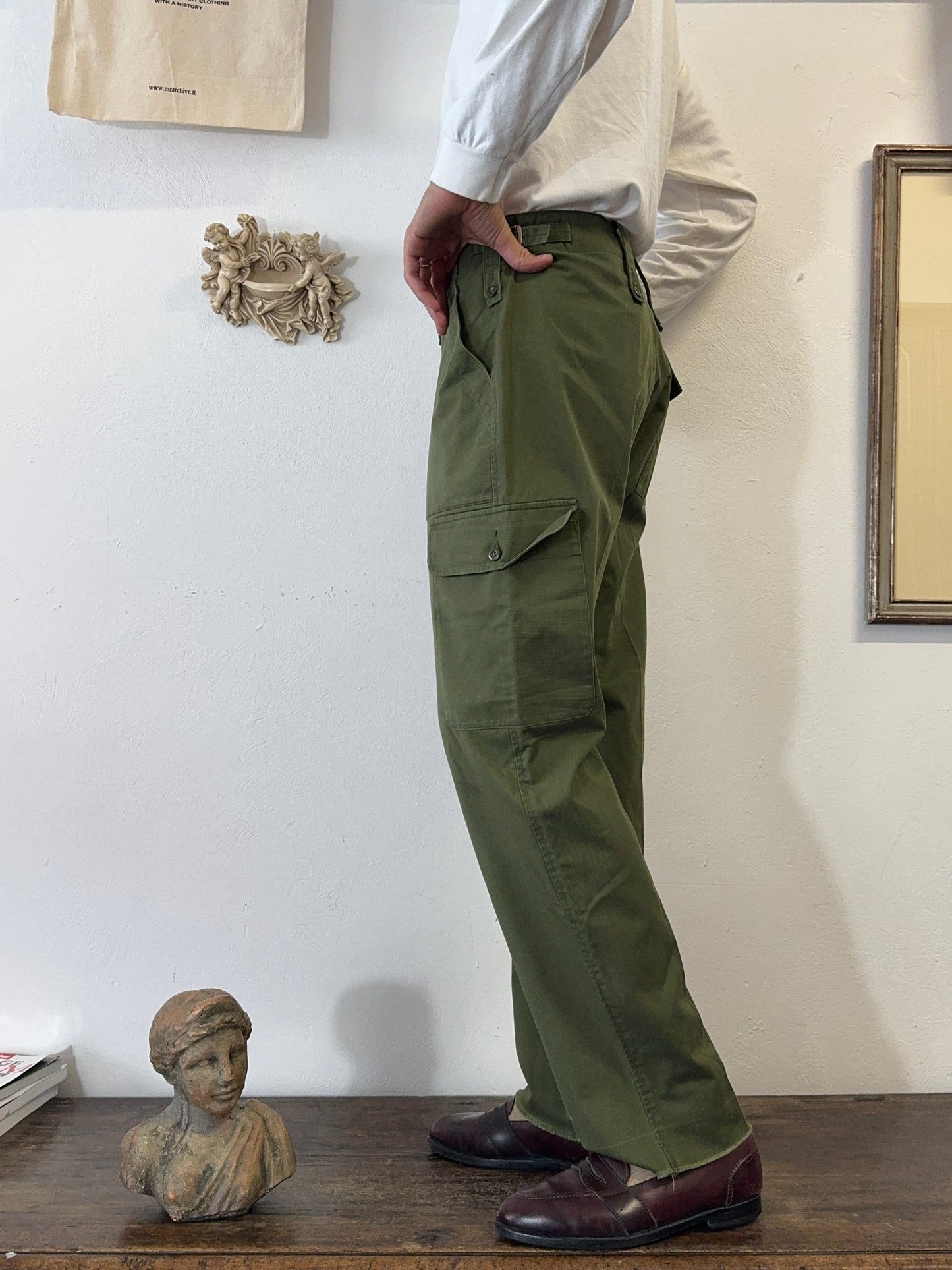 Vintage British Fatigue Army Pants W36