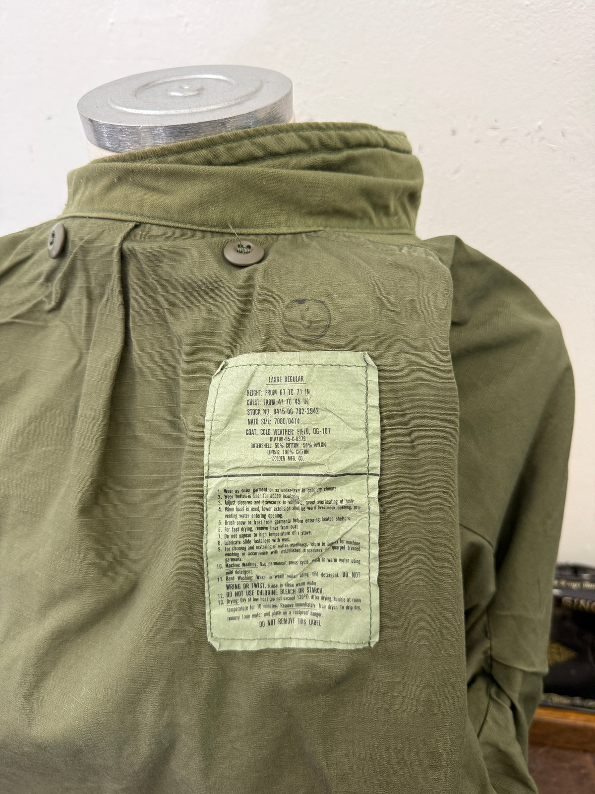 Vintage Field Jacket M65 Us Army “XL”