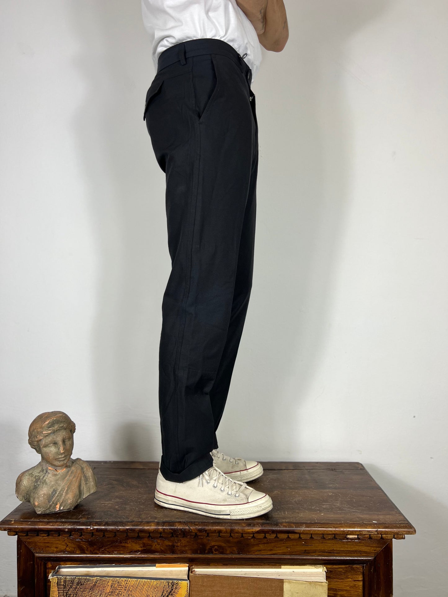 Pantalon chino noir