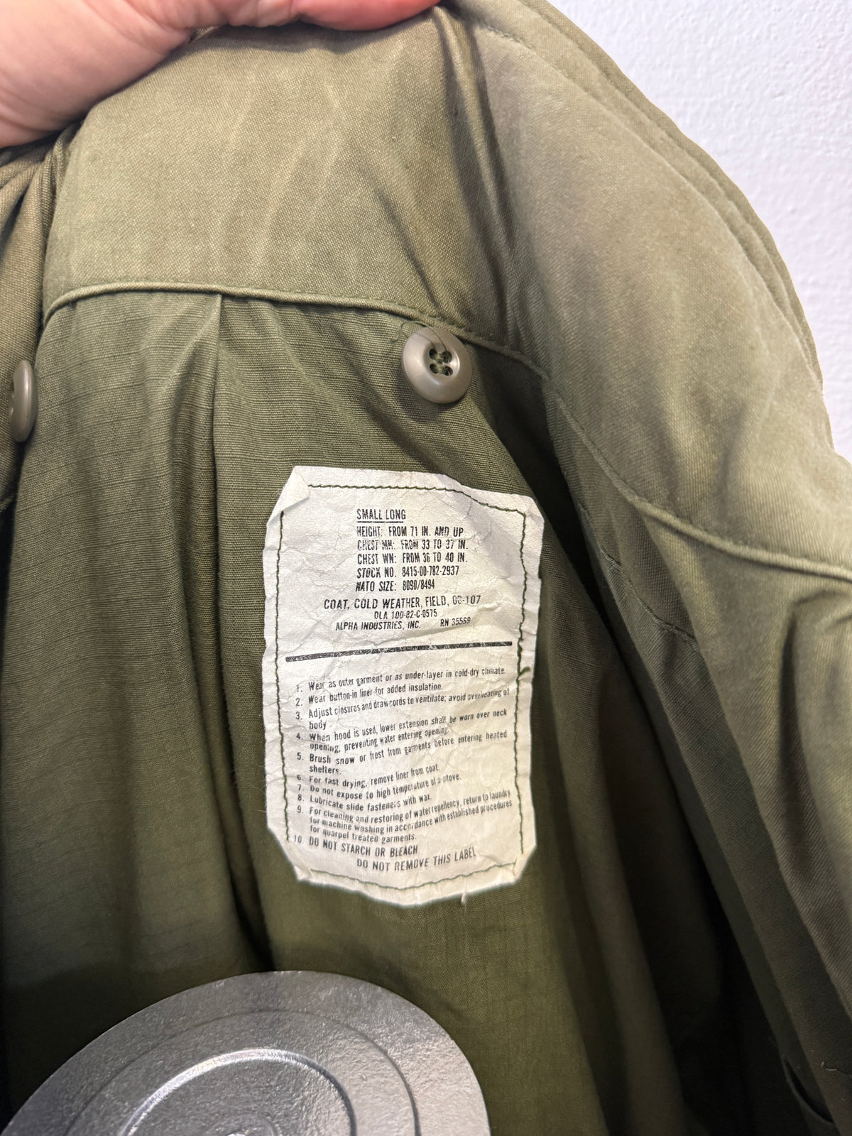 Vintage Field Jacket M65 Us Army “M/L”